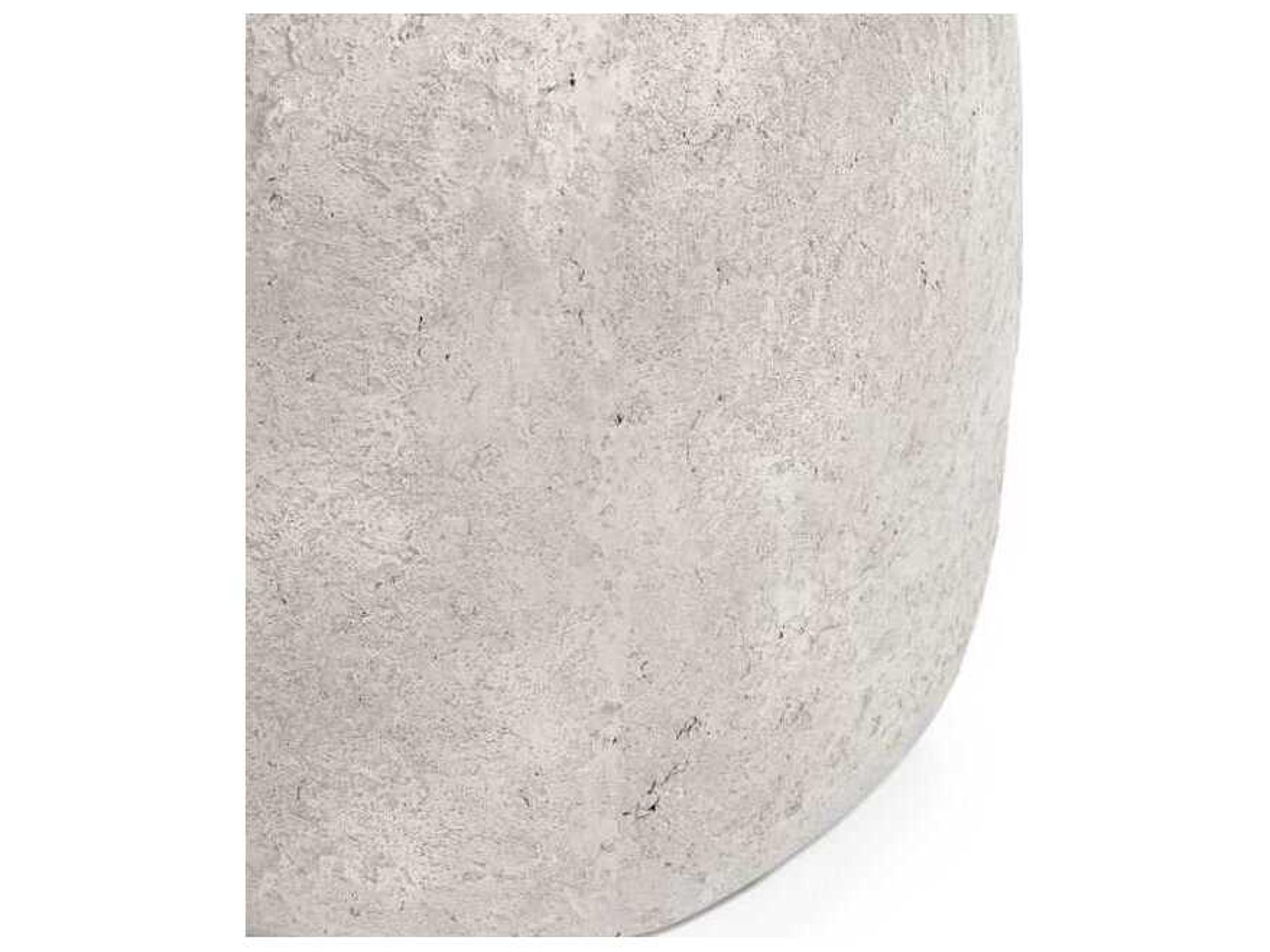 Classic Home Outdoor Britney Light Grey Concrete End Table