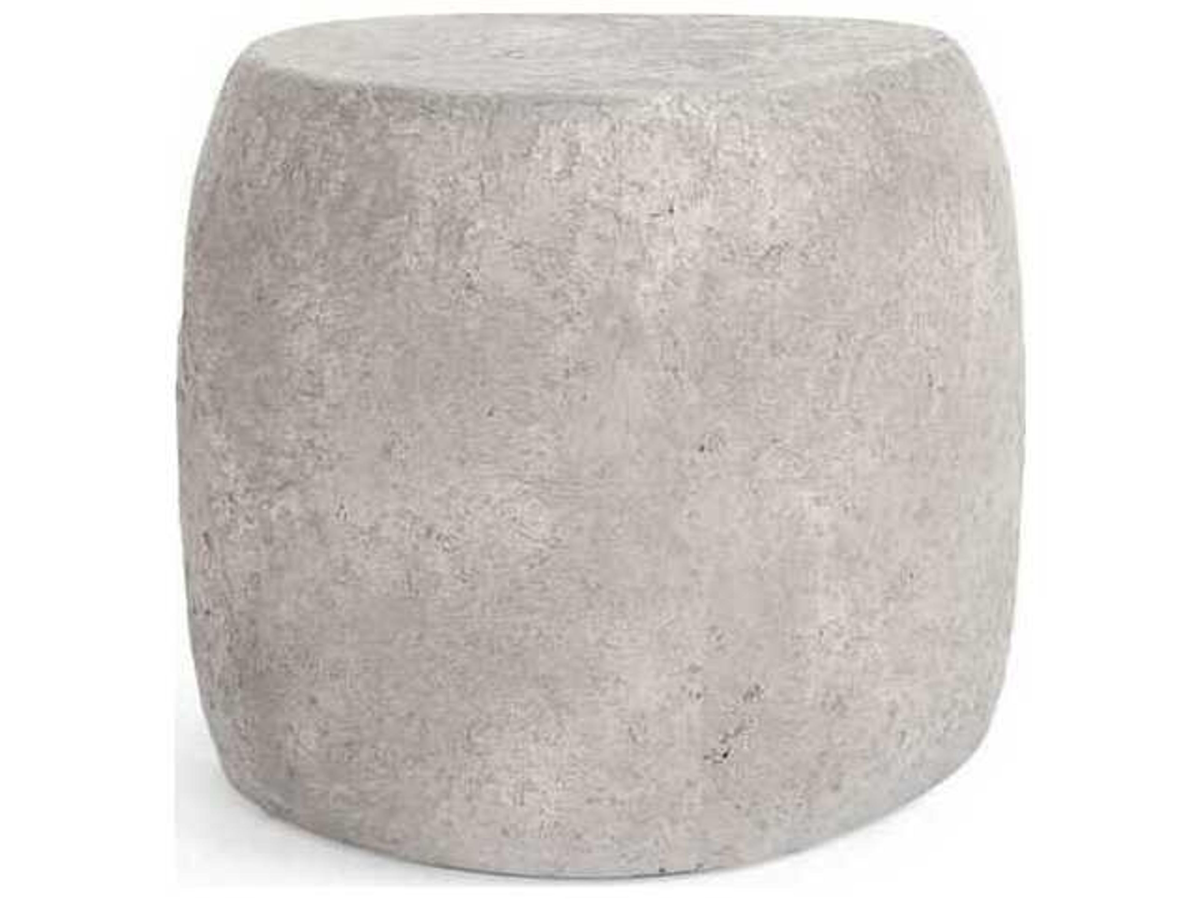Britney Light Grey Concrete End Table