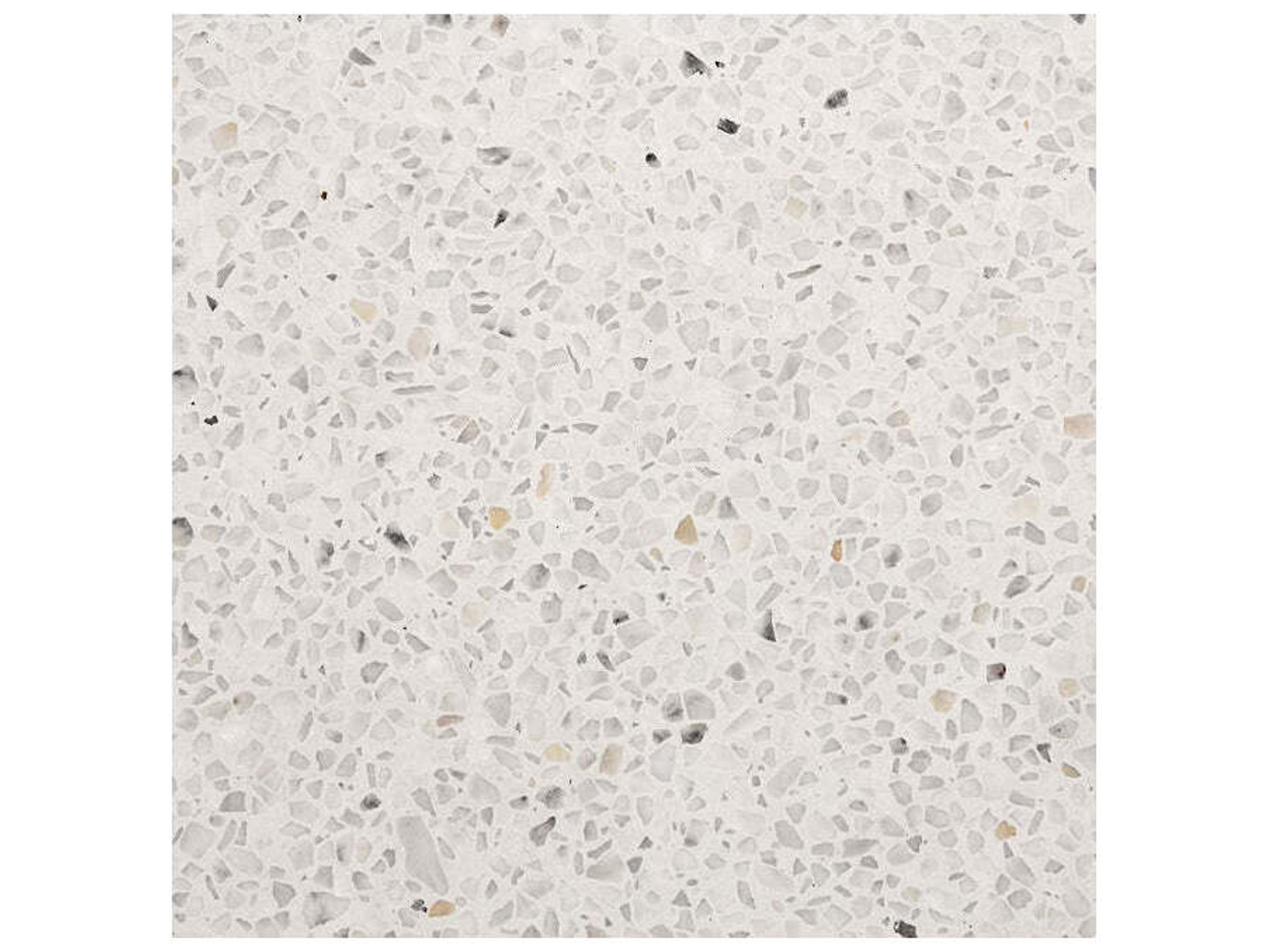 Classic Home Outdoor Paulina White Concrete Round Bistro Table