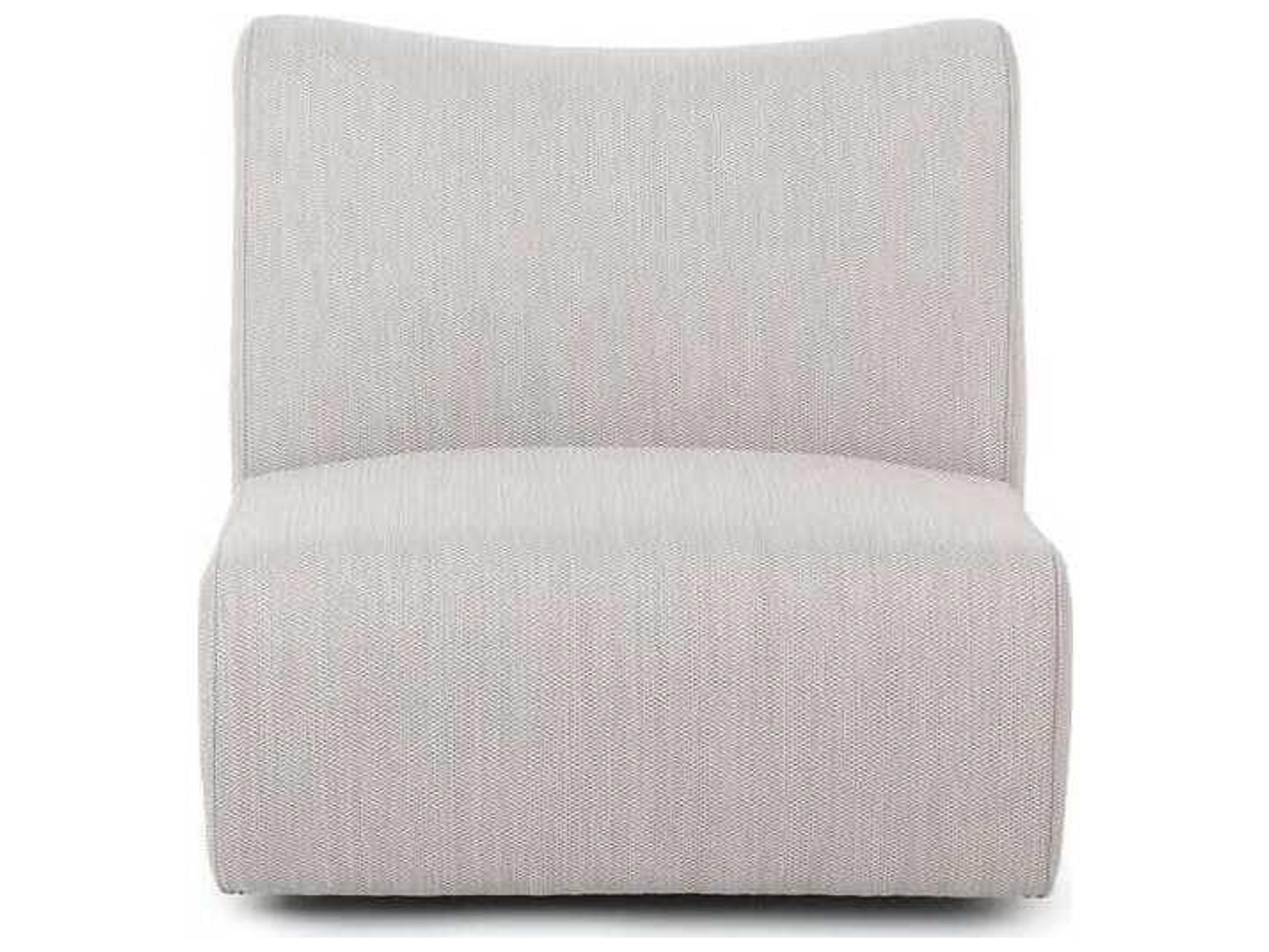 Classic Home Outdoor Atlas Light Gray Fabric Cushion Lounge Chair