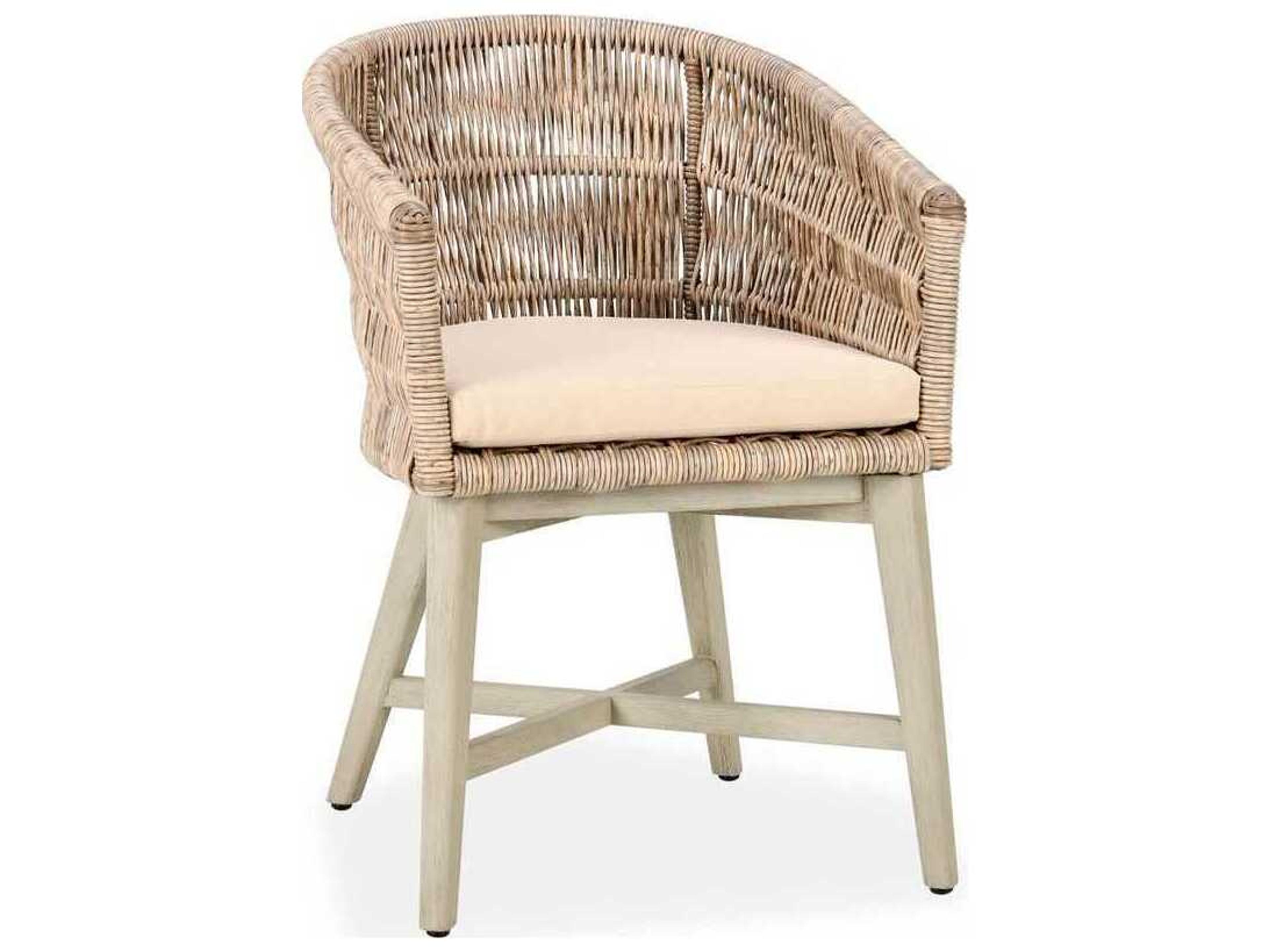 Collins Natural sand Wood Cushion Dining Chair