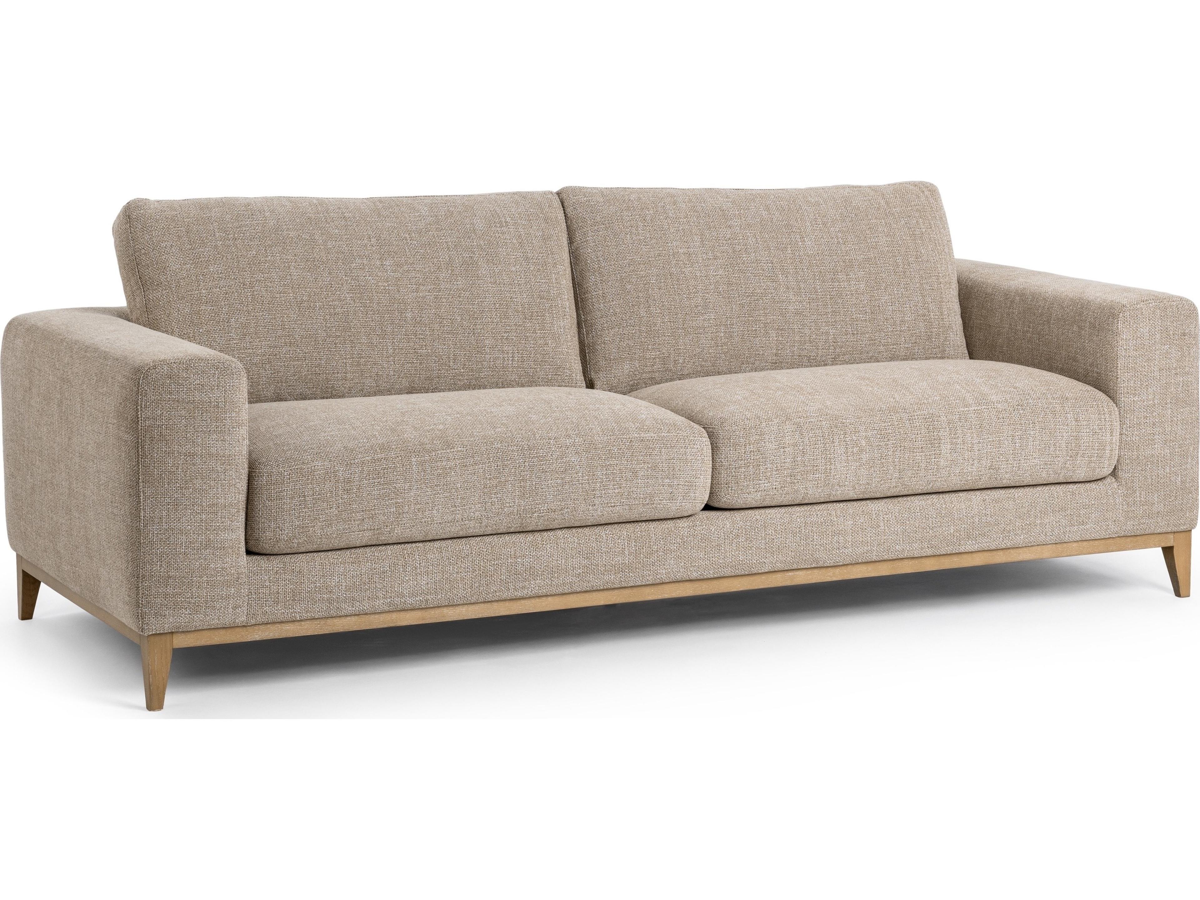 Donovan Bisque Beige Upholstered Sofa
