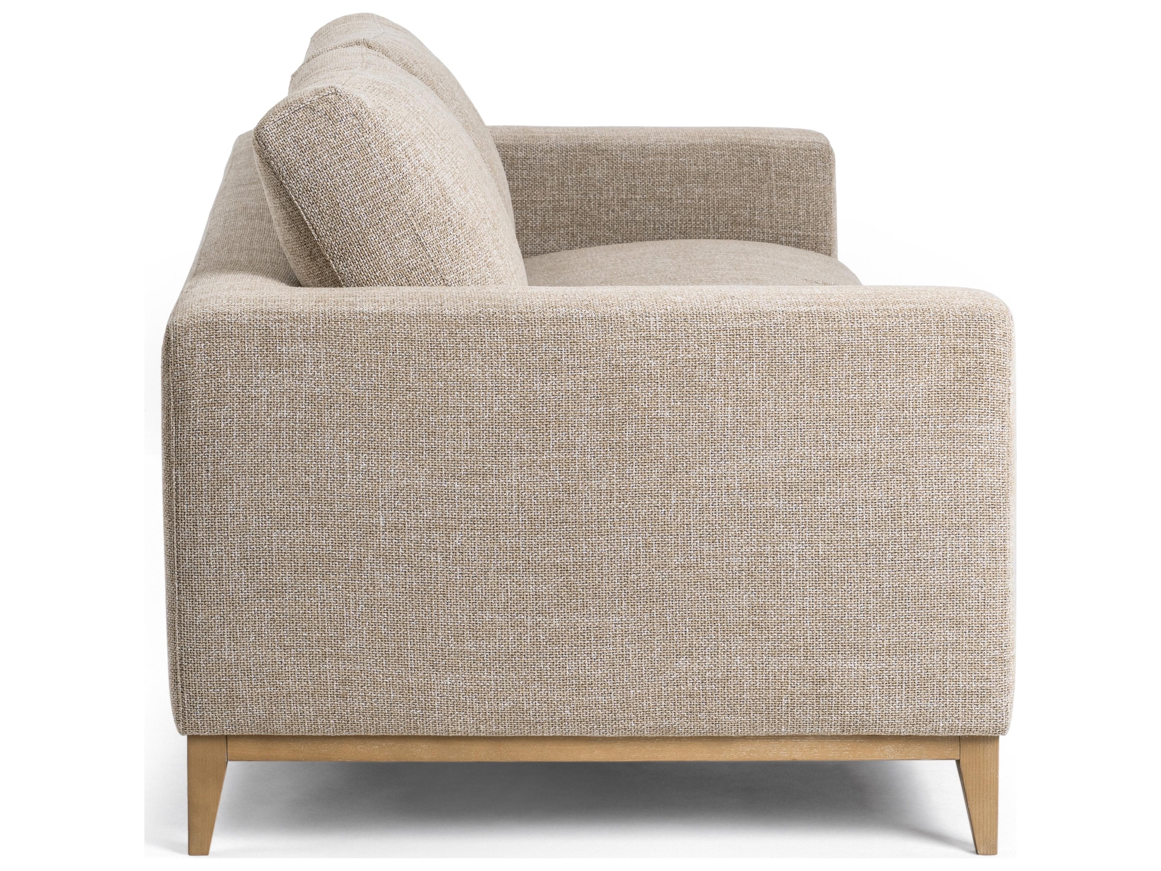 Classic Home Donovan Bisque Beige Upholstered Sofa