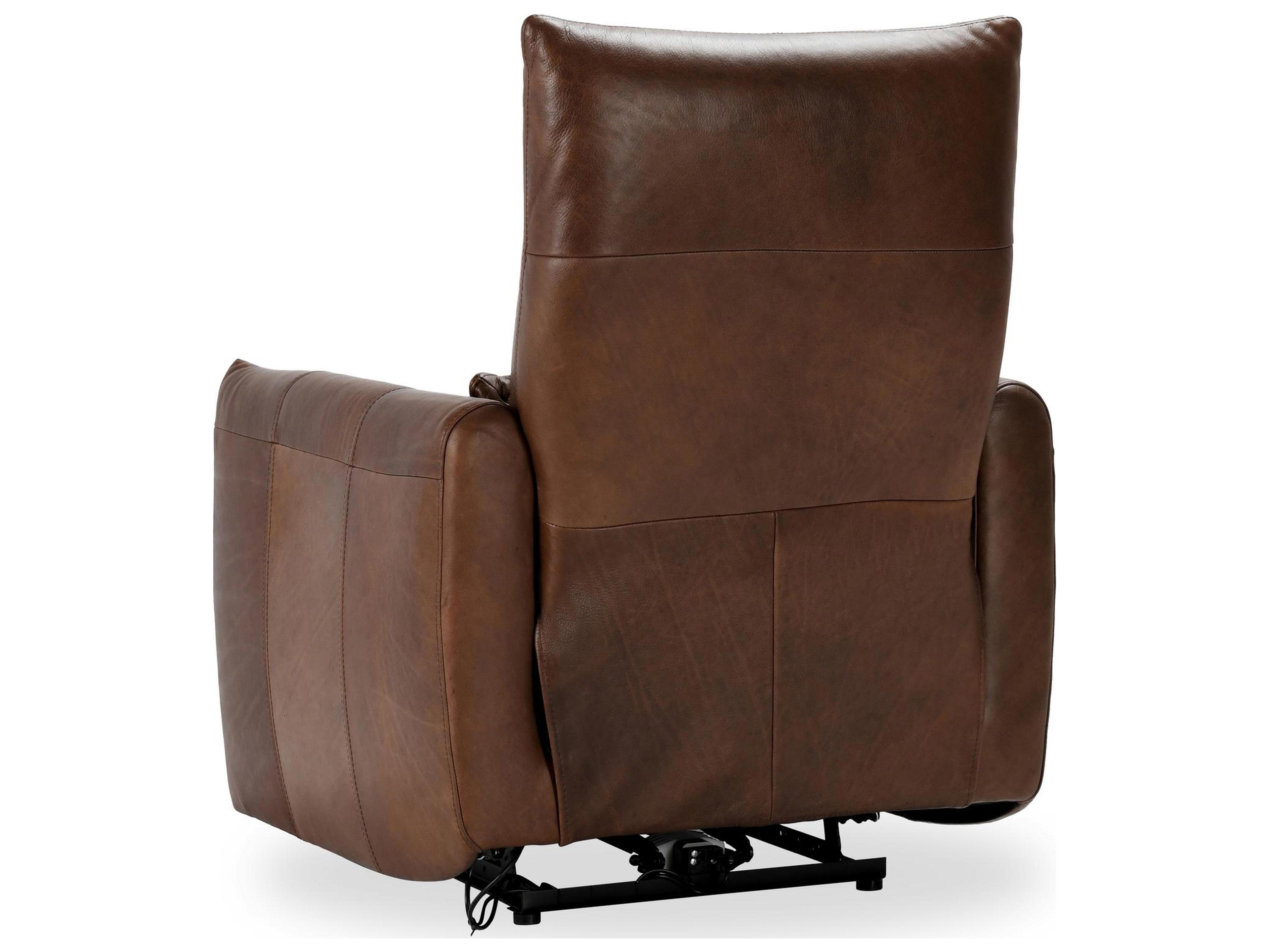Classic Home Thaya Antique Brown Leather Recliner