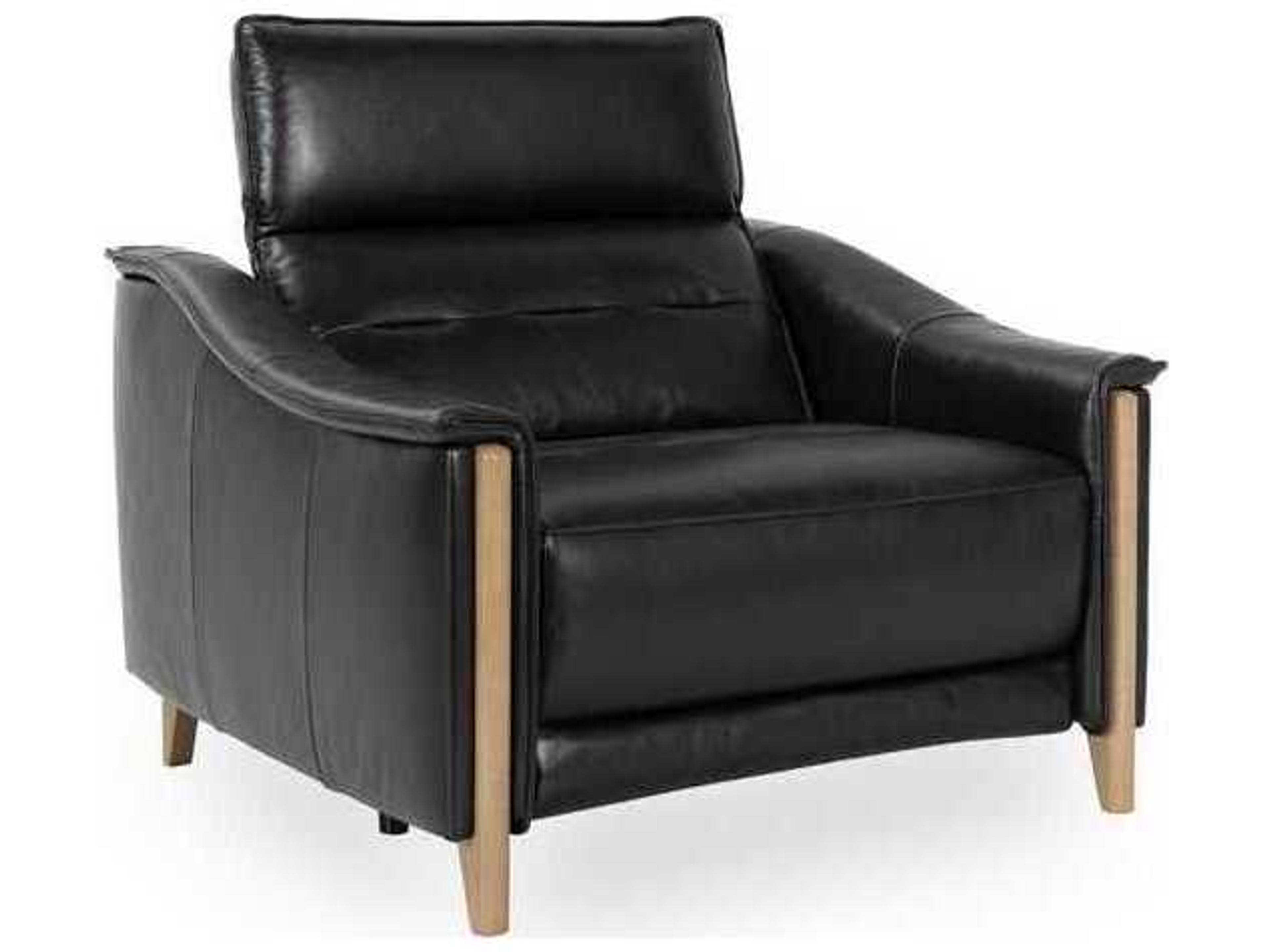 Cullman Black Leather Chair