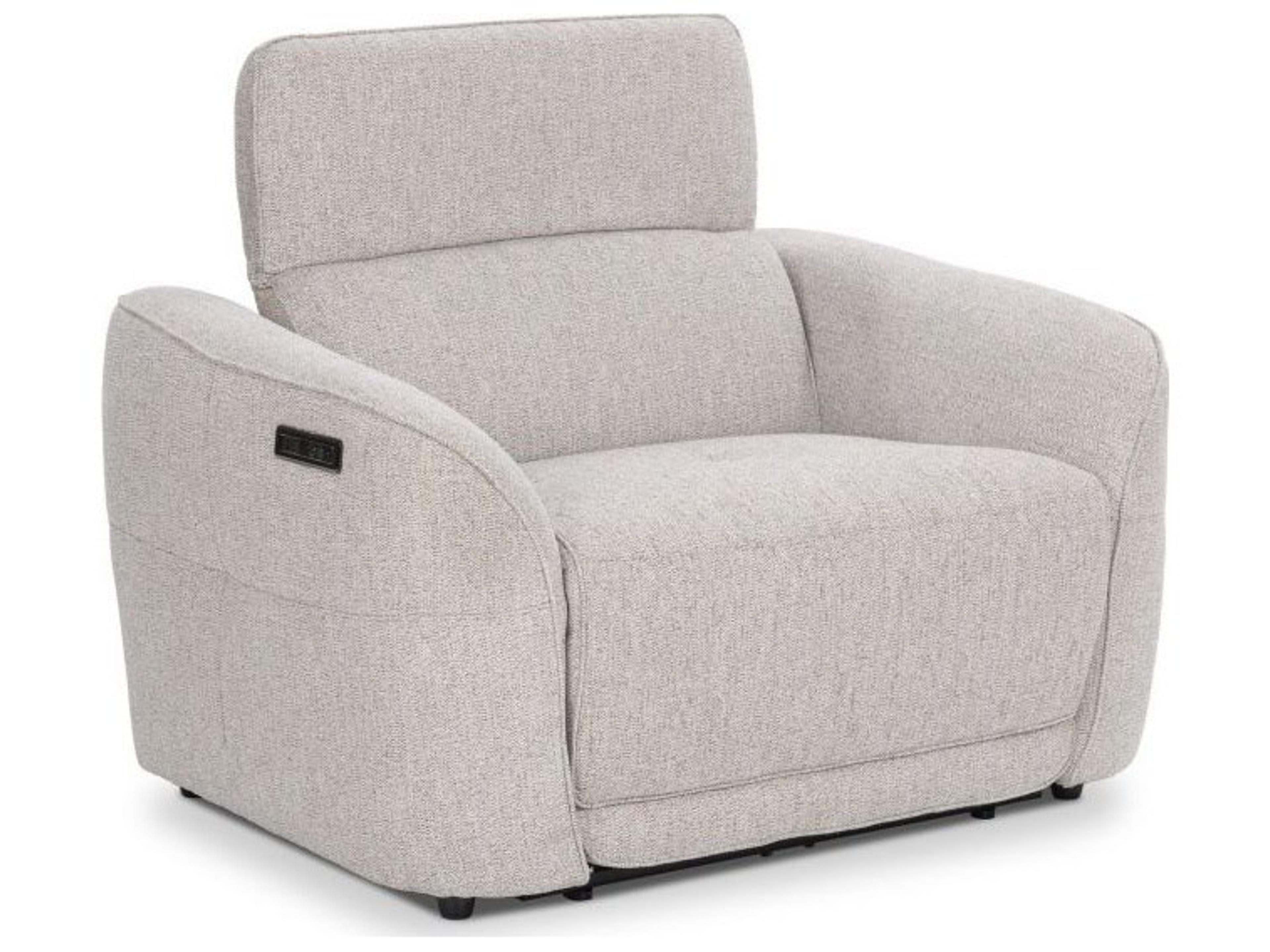 Ostend Gray Upholstered Recliner