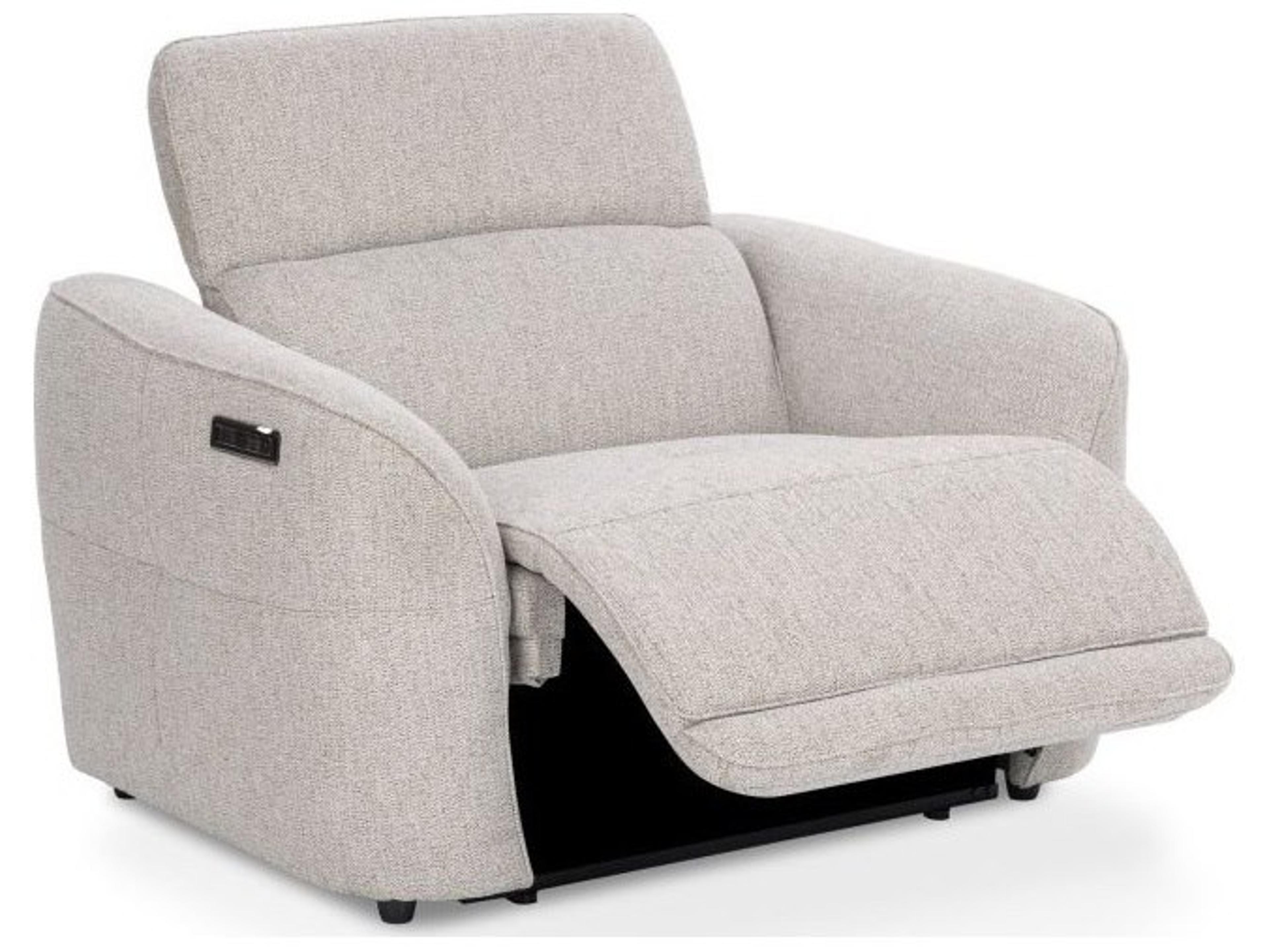 Classic Home Ostend Gray Upholstered Recliner