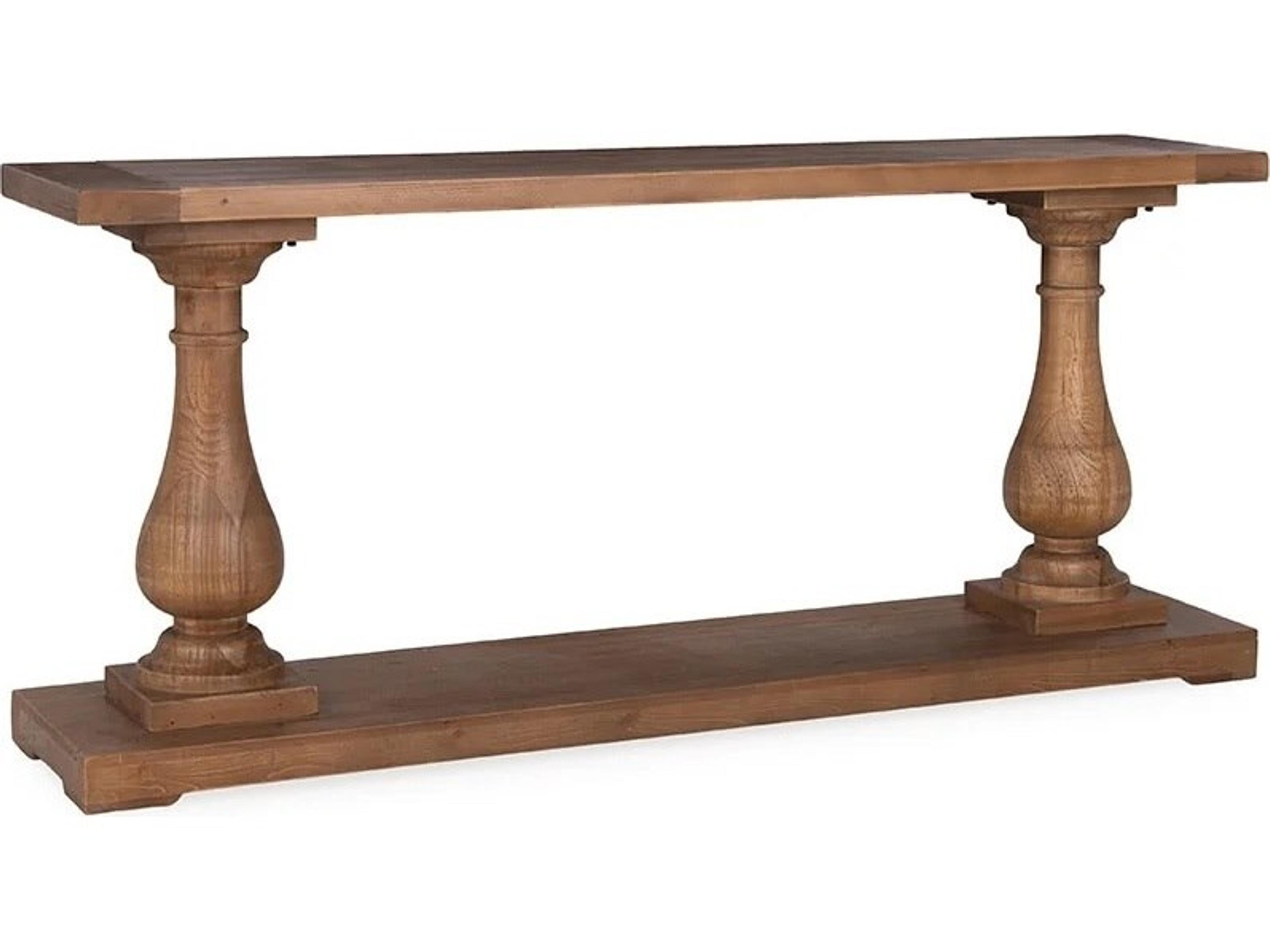 Biltmore Mission Brown Rectangular Wood Console Table