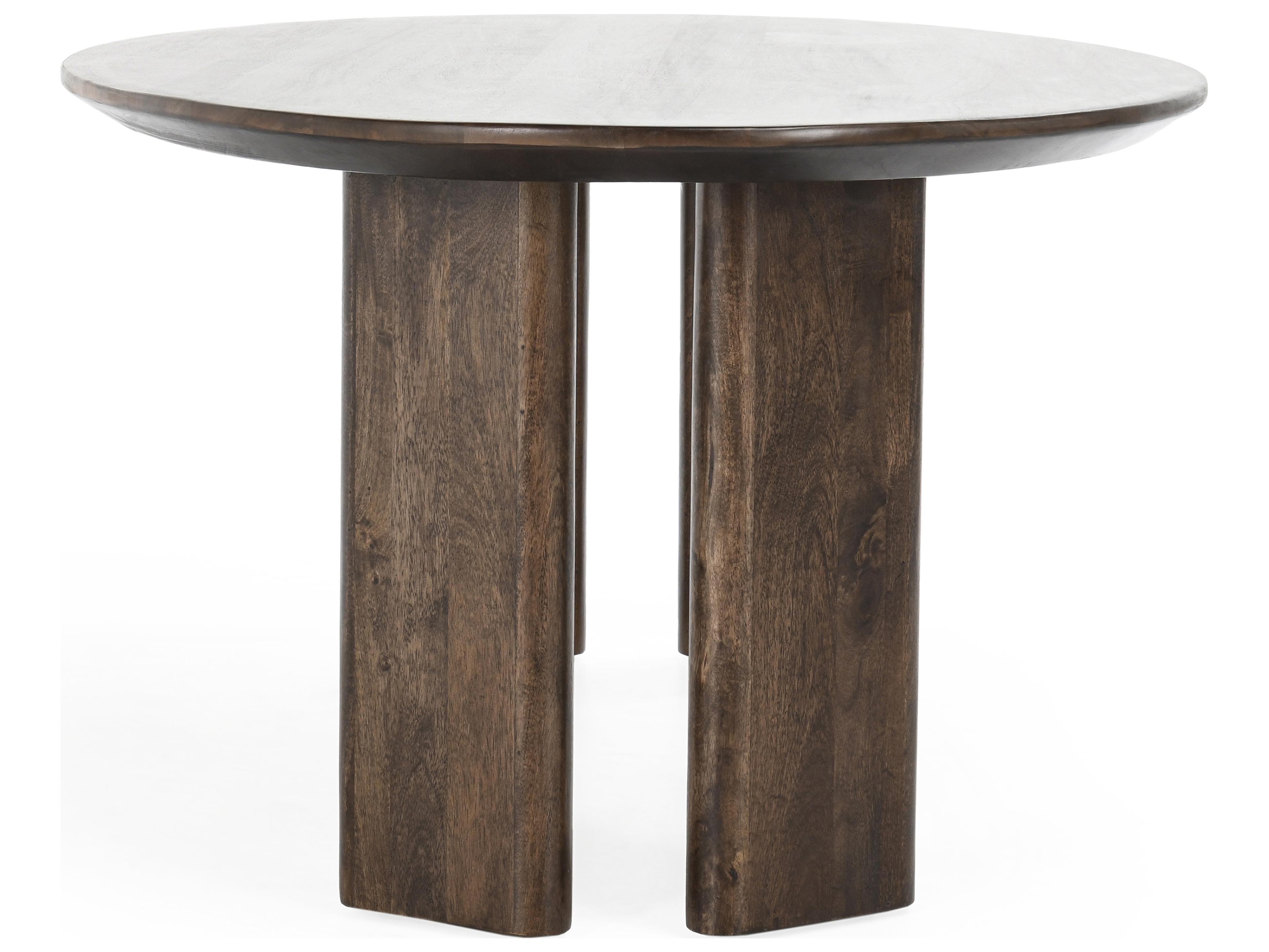 Classic Home Norwood Oval Wood Brown Dining Table