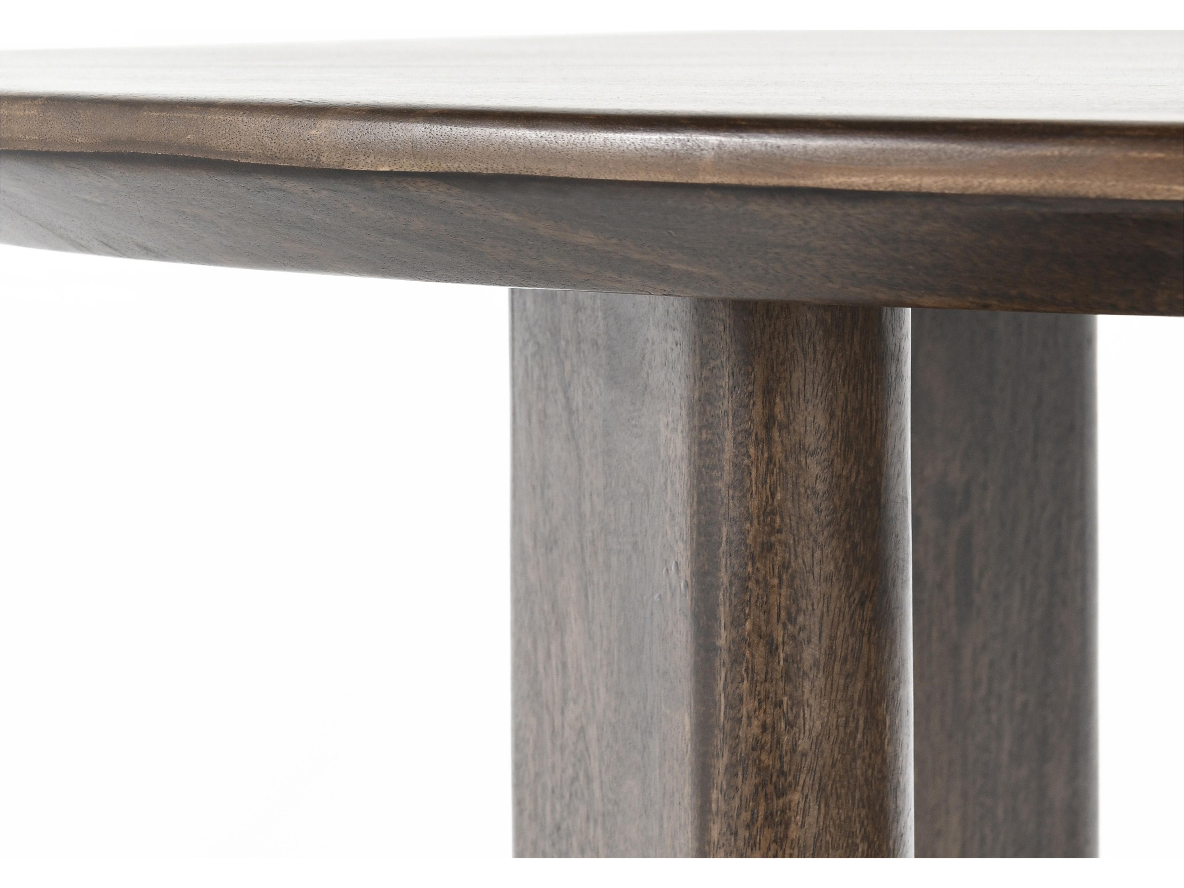 Classic Home Norwood Oval Wood Brown Dining Table
