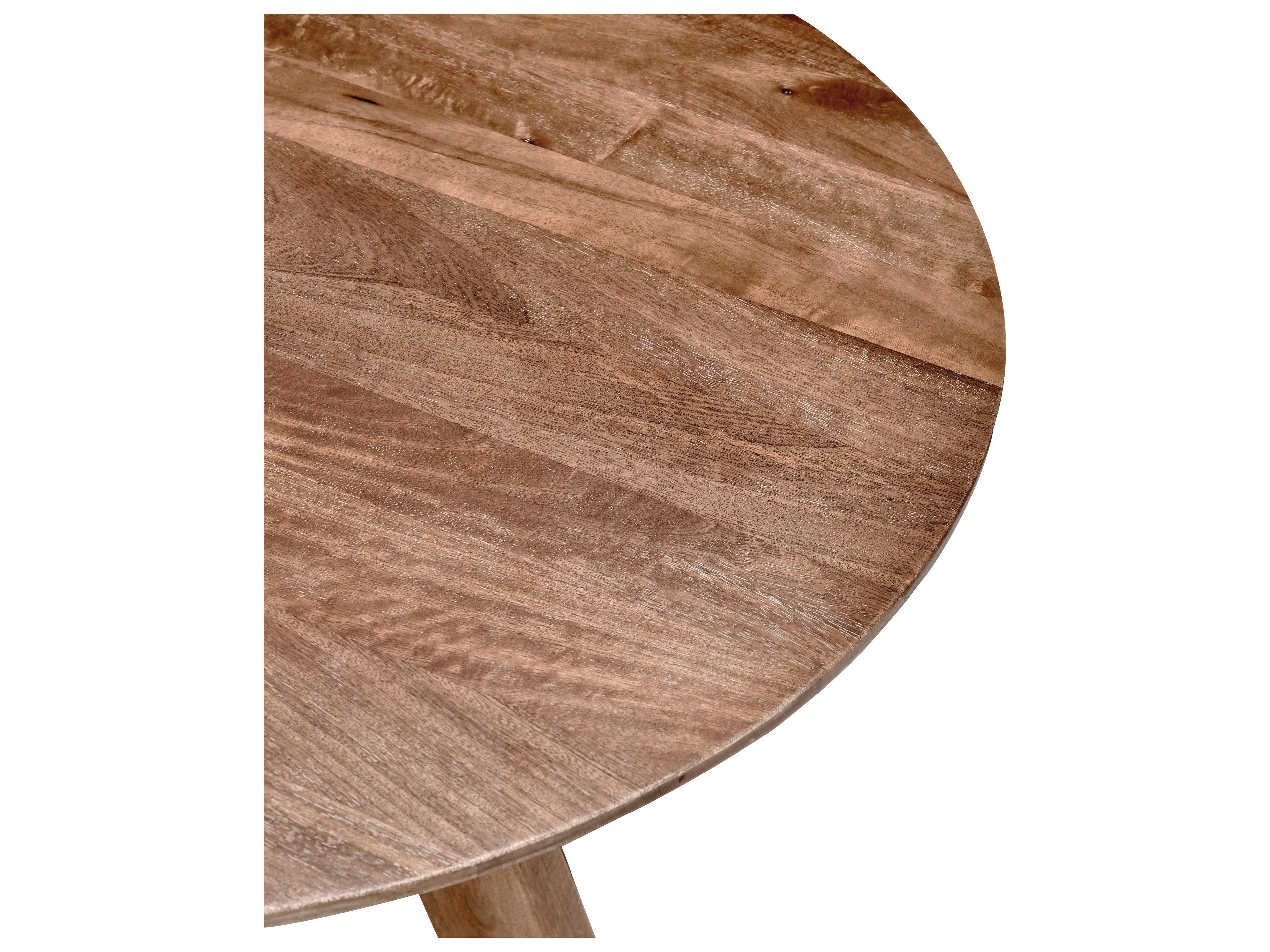 Classic Home Rodrigo Brown Round Wood Bar Table