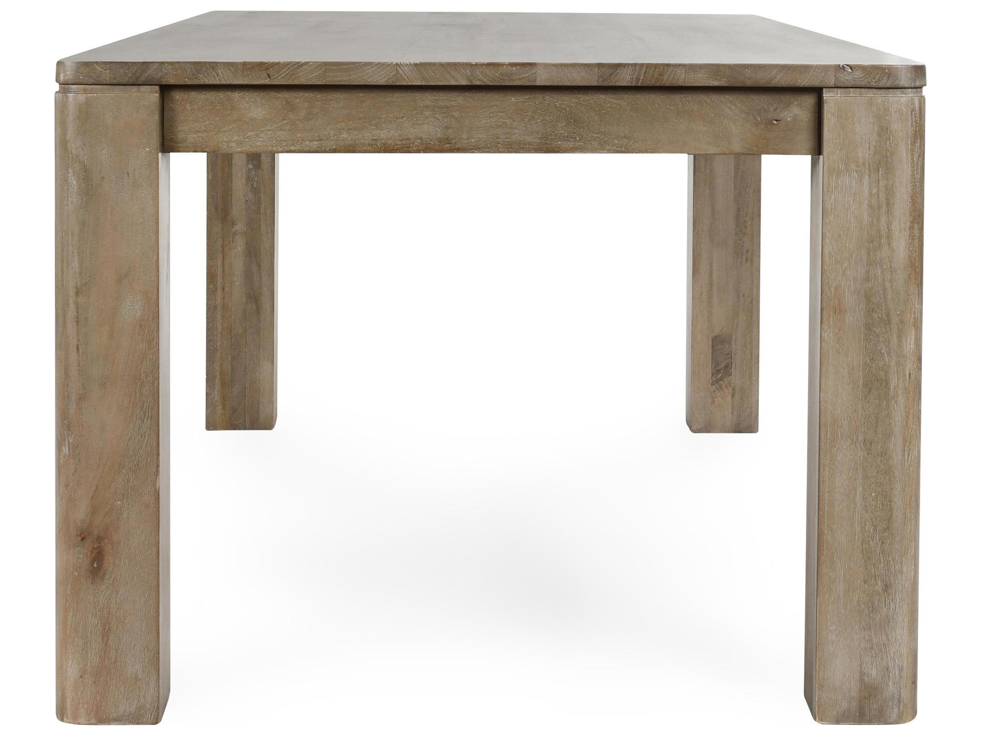 Classic Home Sedia Rectangular Wood Ash Natural Dining Table