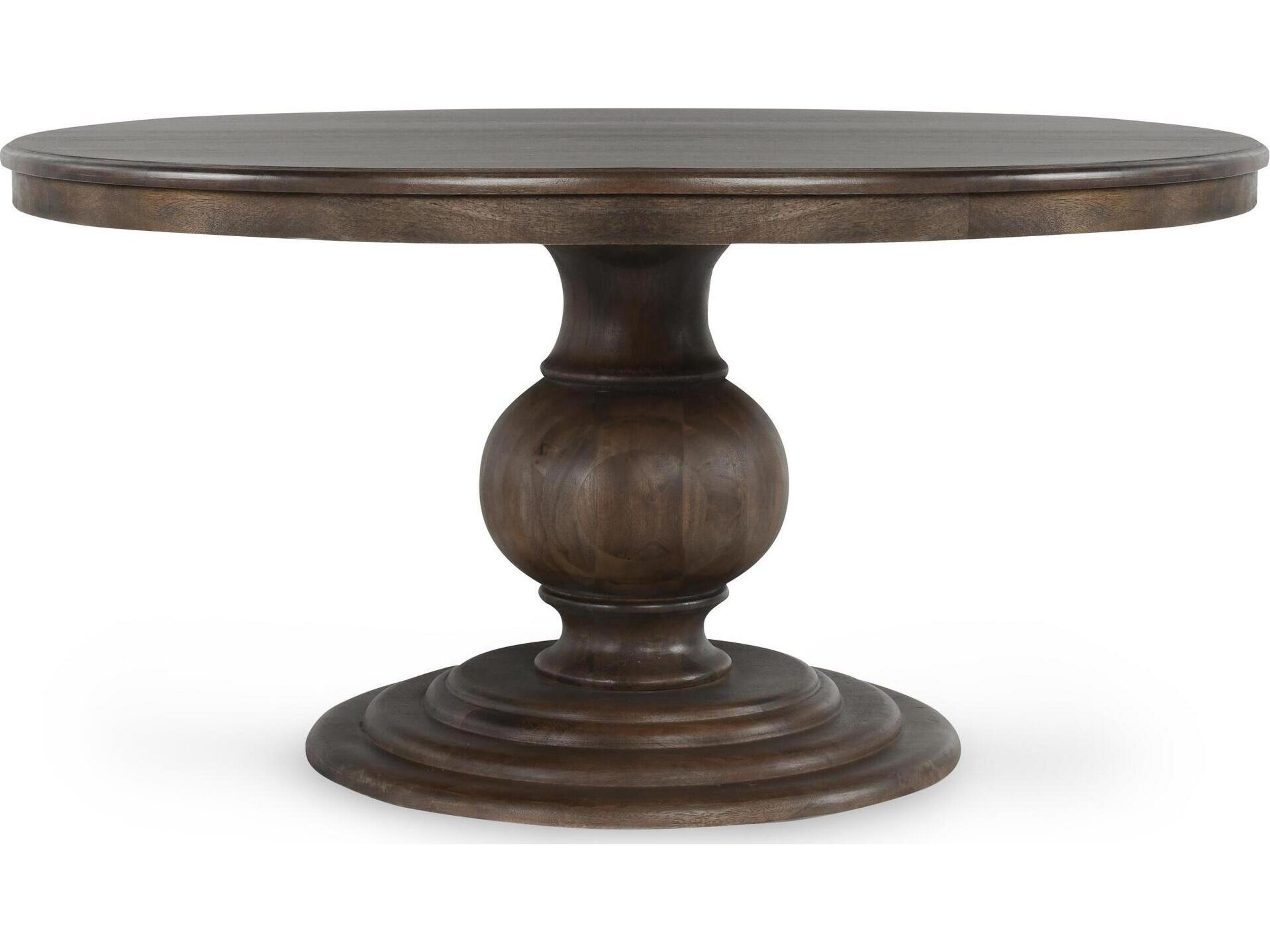 Brookside Round Wood Cocoa Brown Dining Table