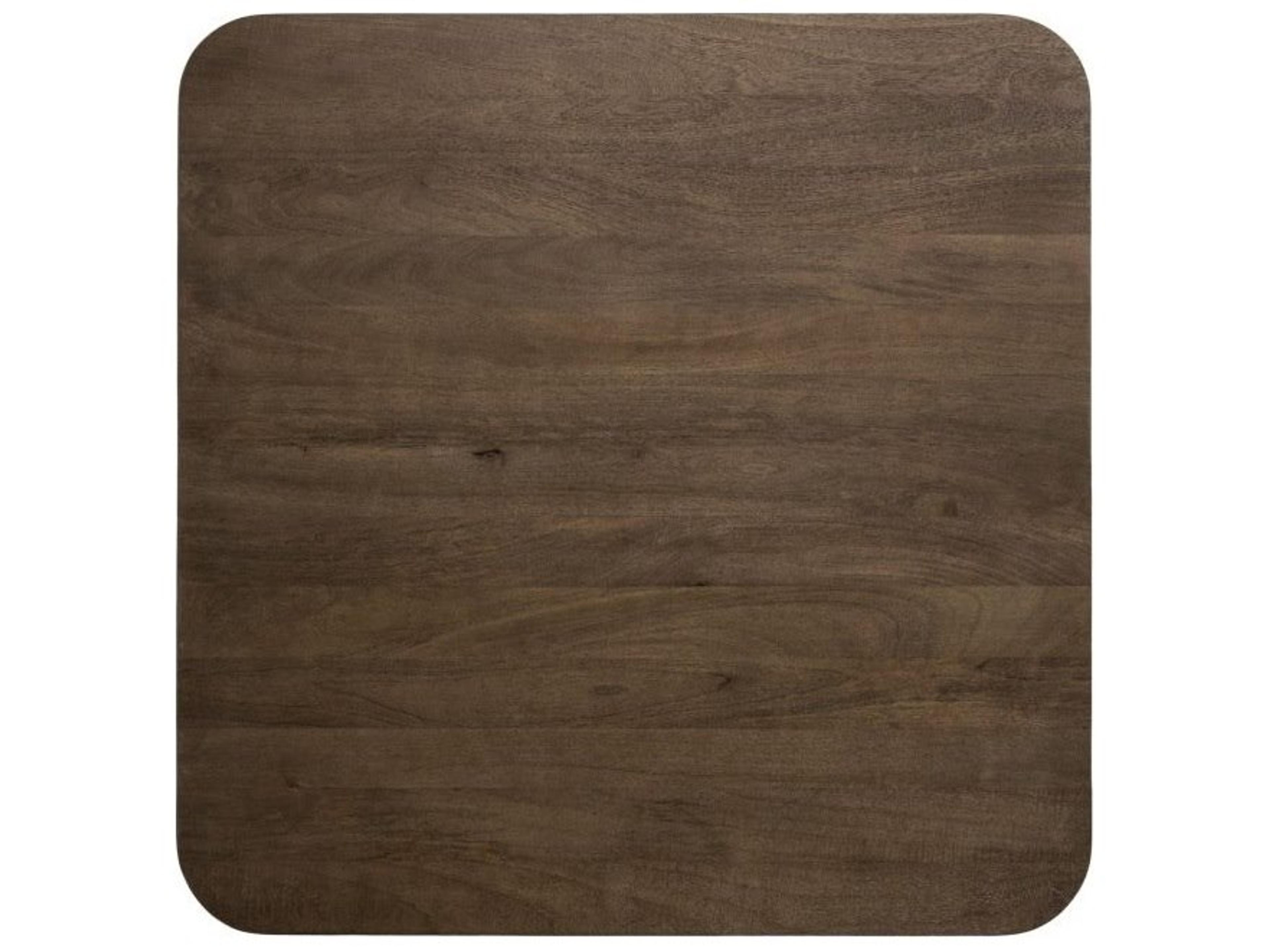 Classic Home Delyla Pecan Brown Square Wood Coffee Table