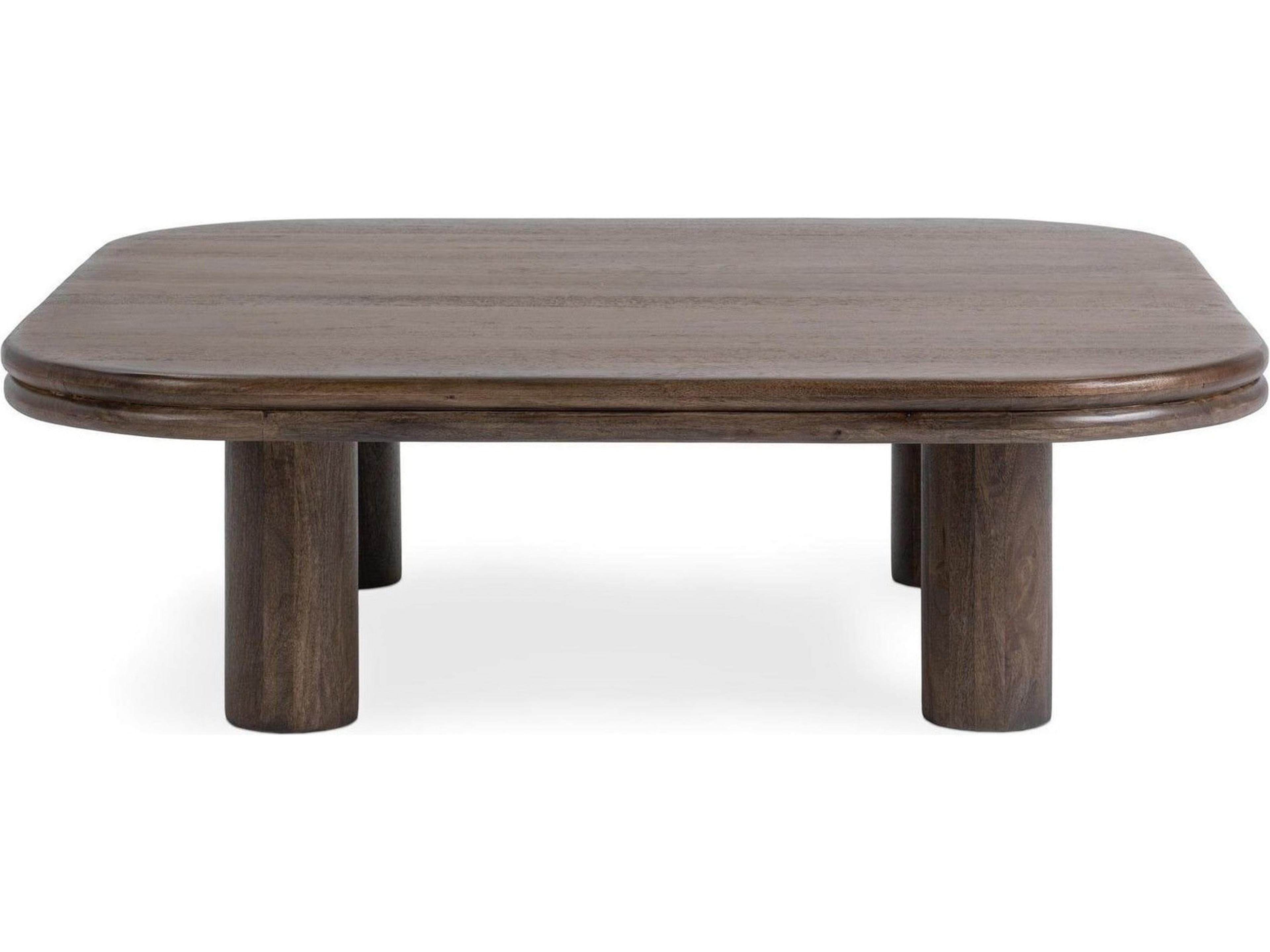 Classic Home Miranda Square Wood Coffee Table