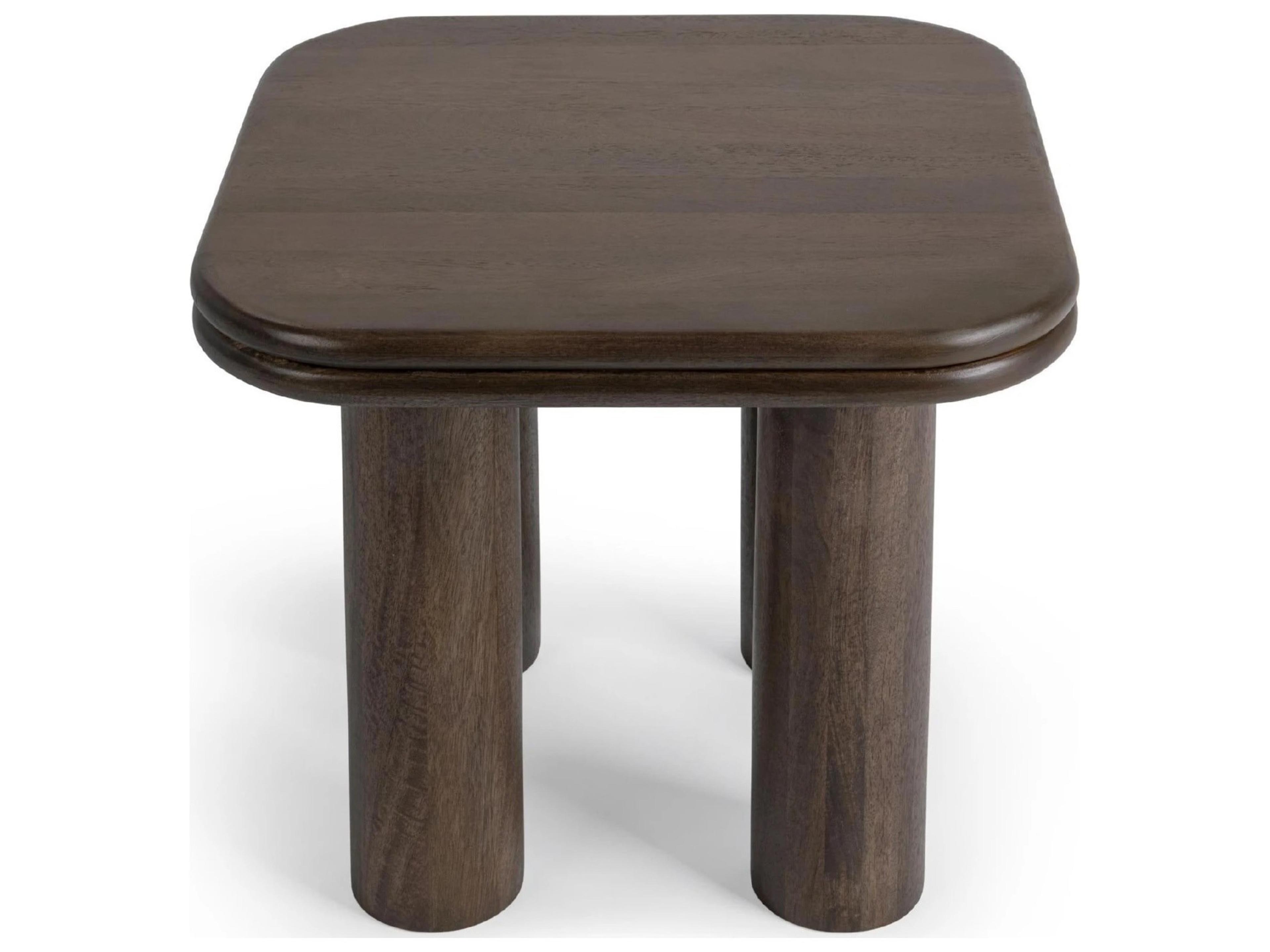 Classic Home Miranda Square Wood End Table