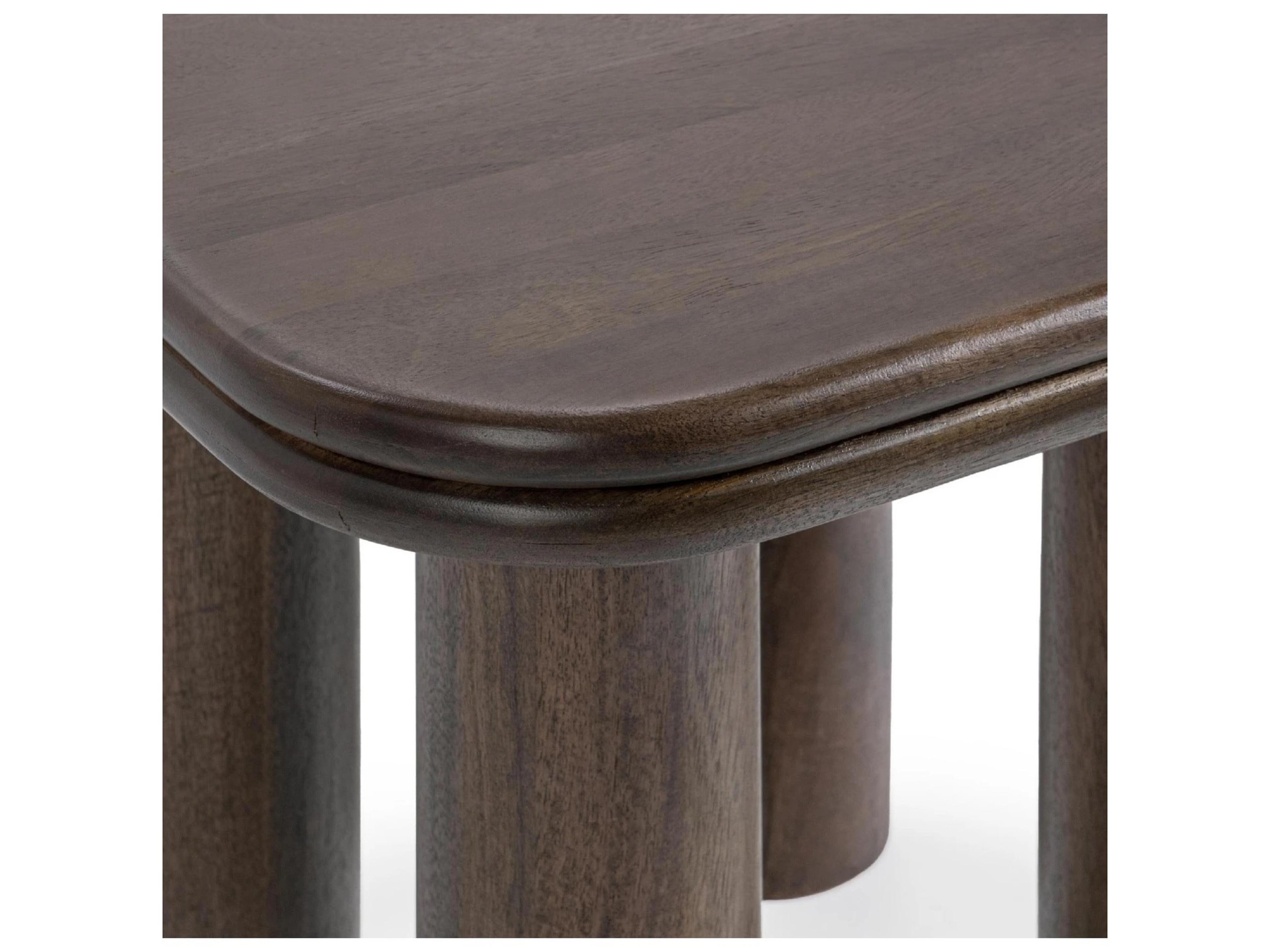Classic Home Miranda Square Wood End Table