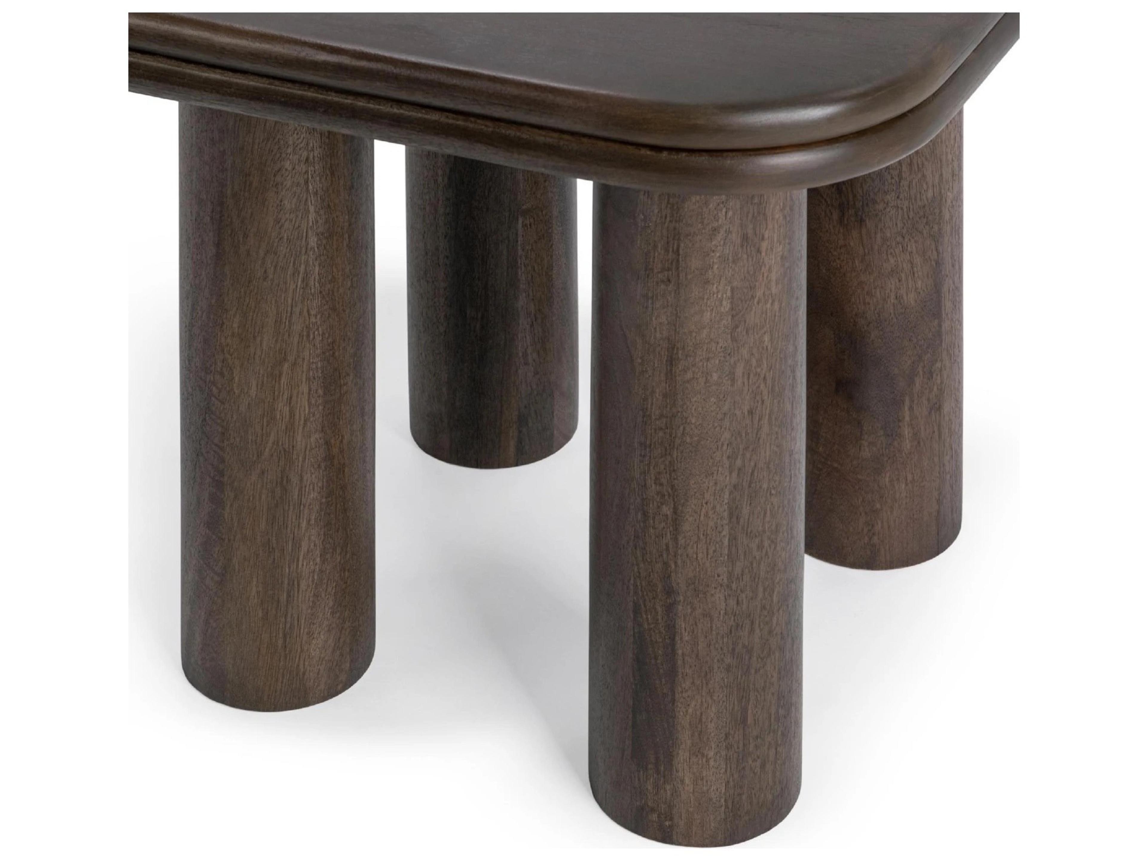 Classic Home Miranda Square Wood End Table