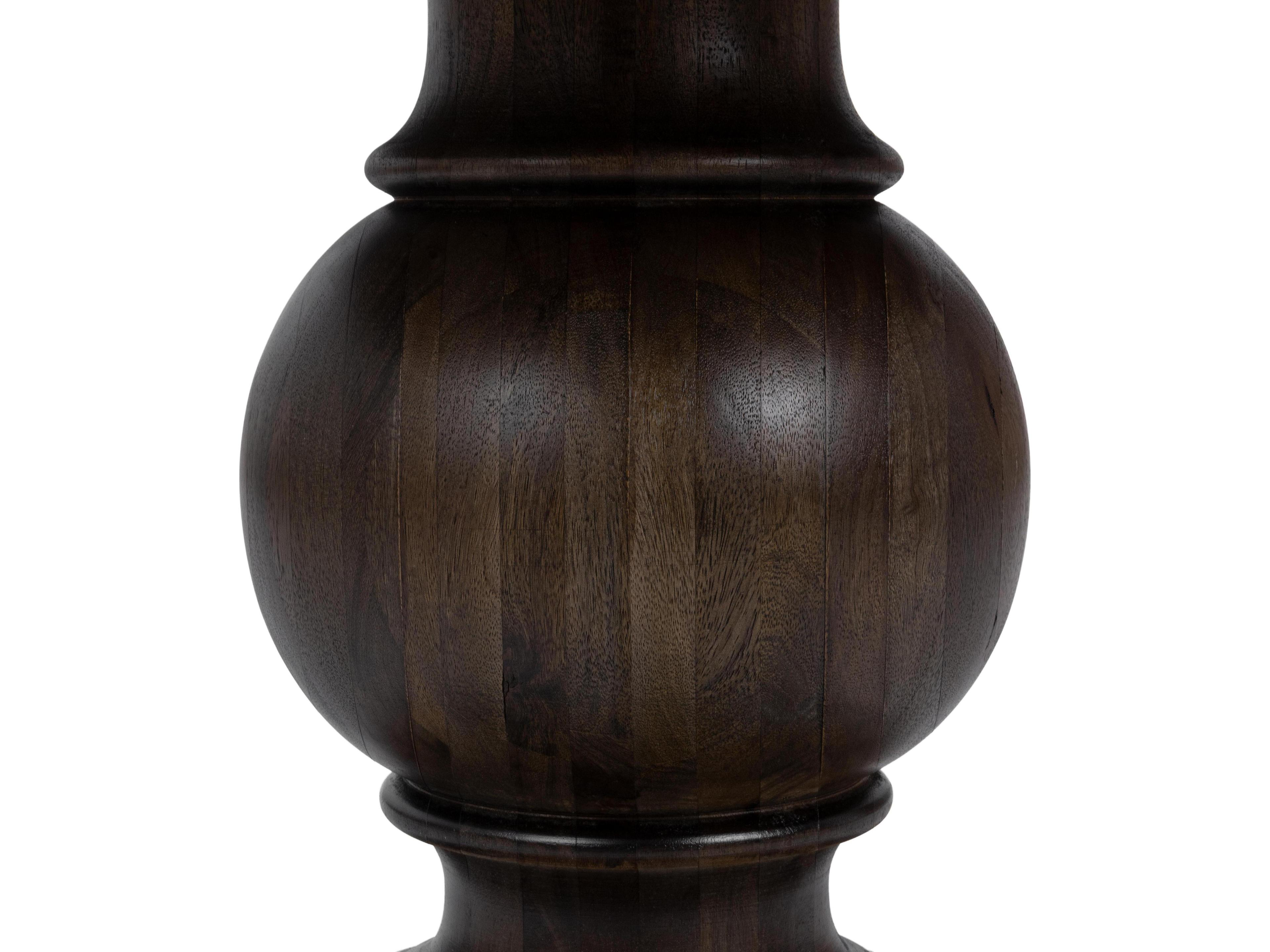 Classic Home Brookside Round Wood Cocoa Brown Dining Table