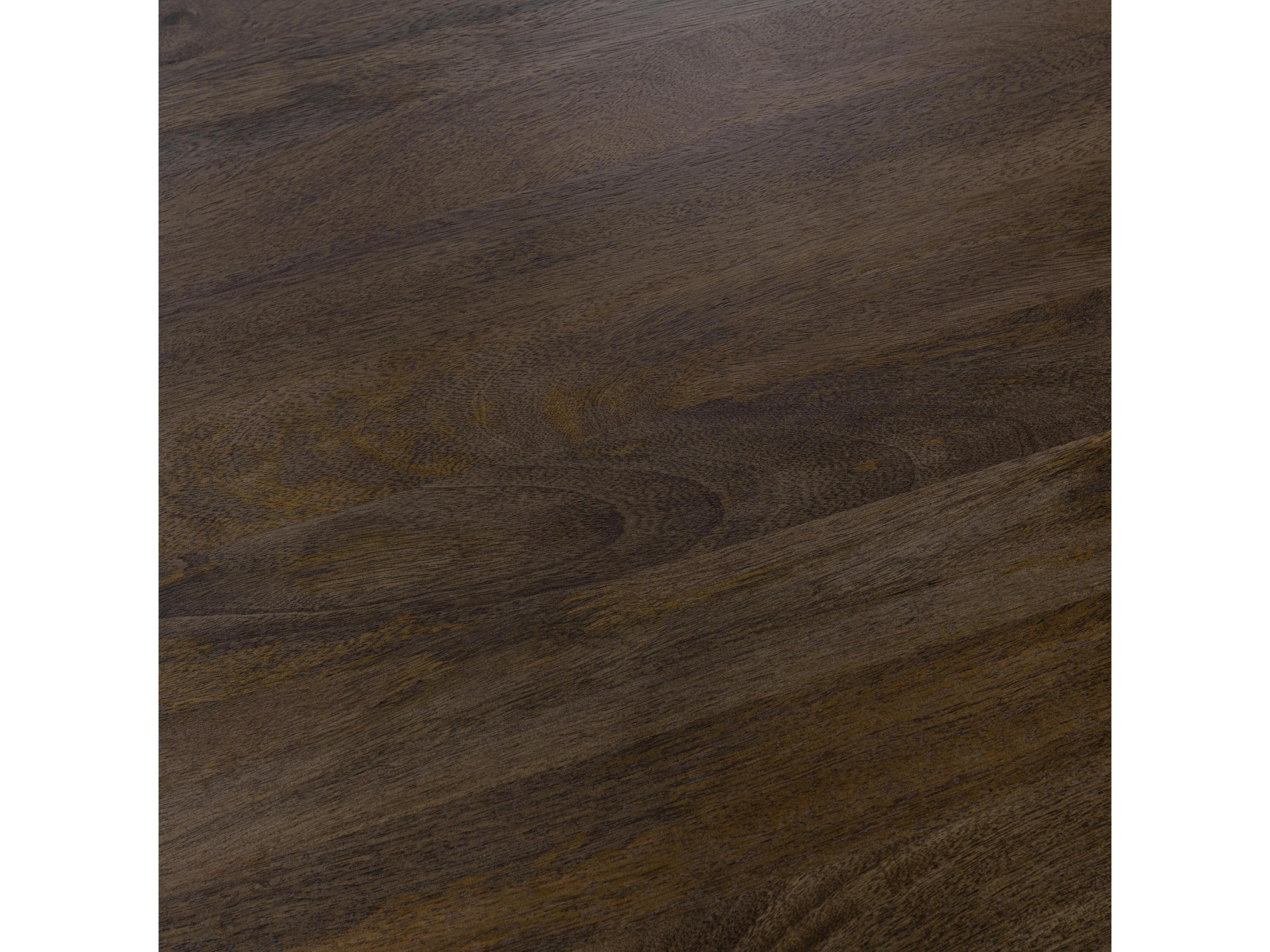 Classic Home Brookside Round Wood Cocoa Brown Dining Table