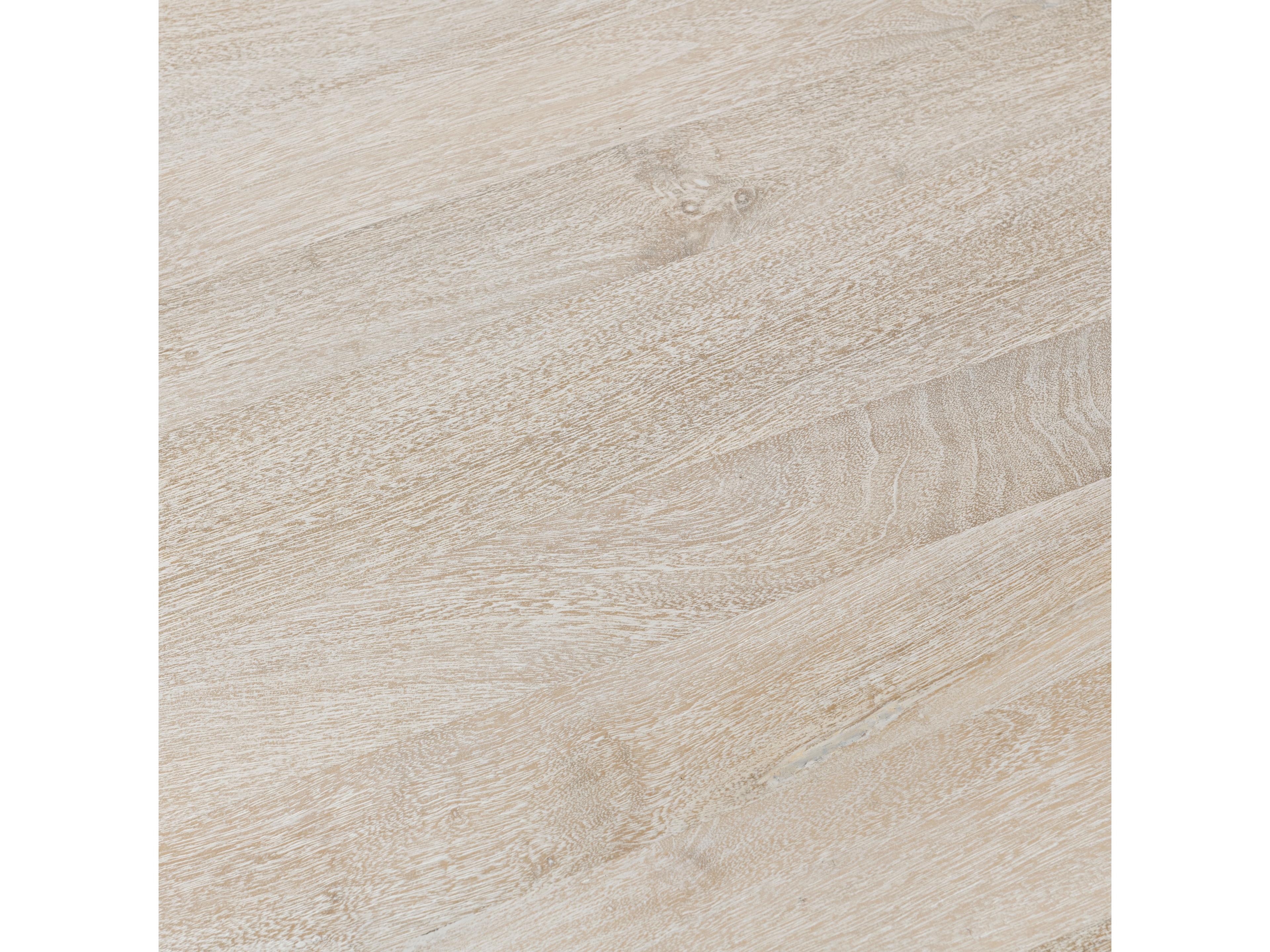 Classic Home Adir Round Wood Cream Coffee Table