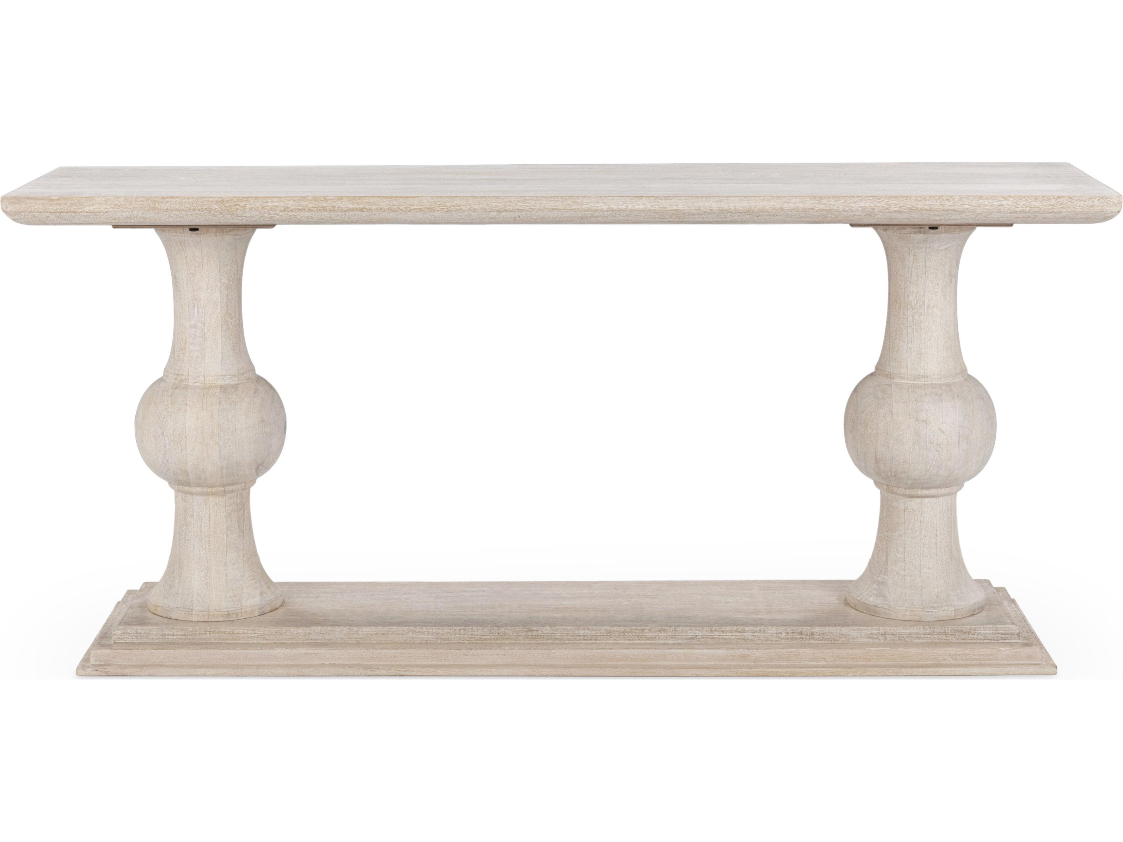 Classic Home Hera Rectangular Creamwood Console Table