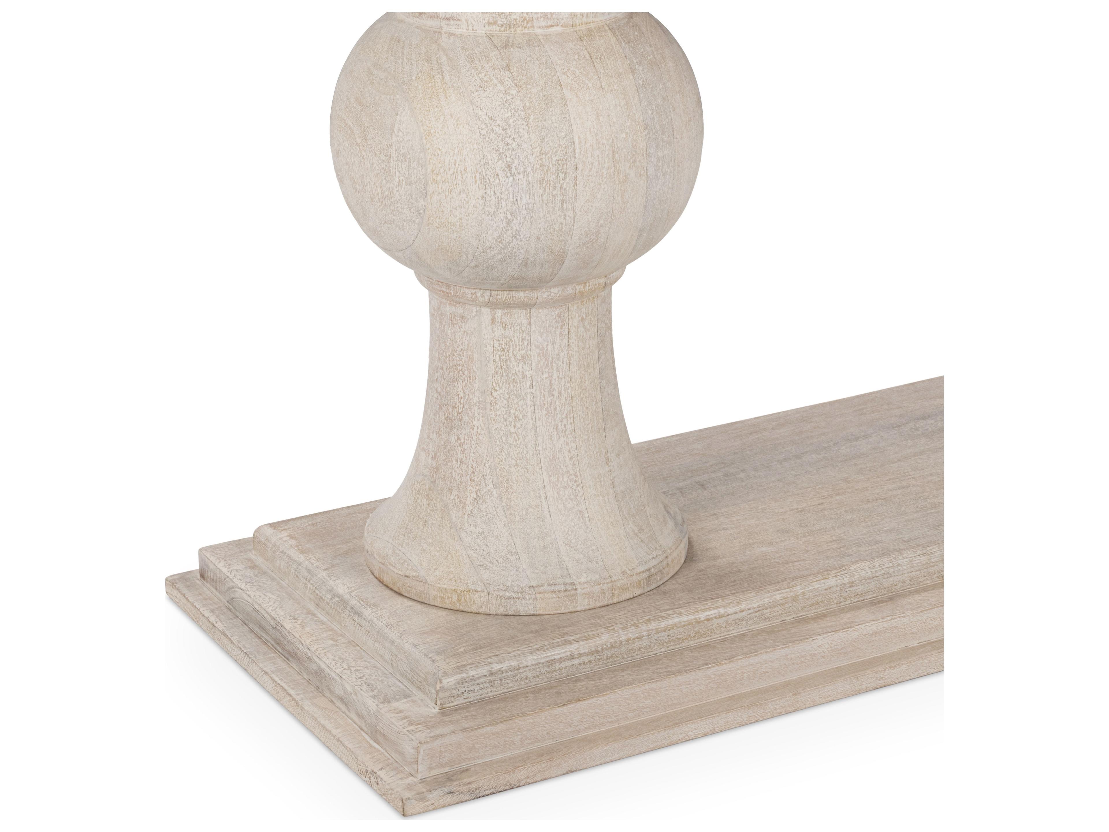 Classic Home Hera Rectangular Creamwood Console Table