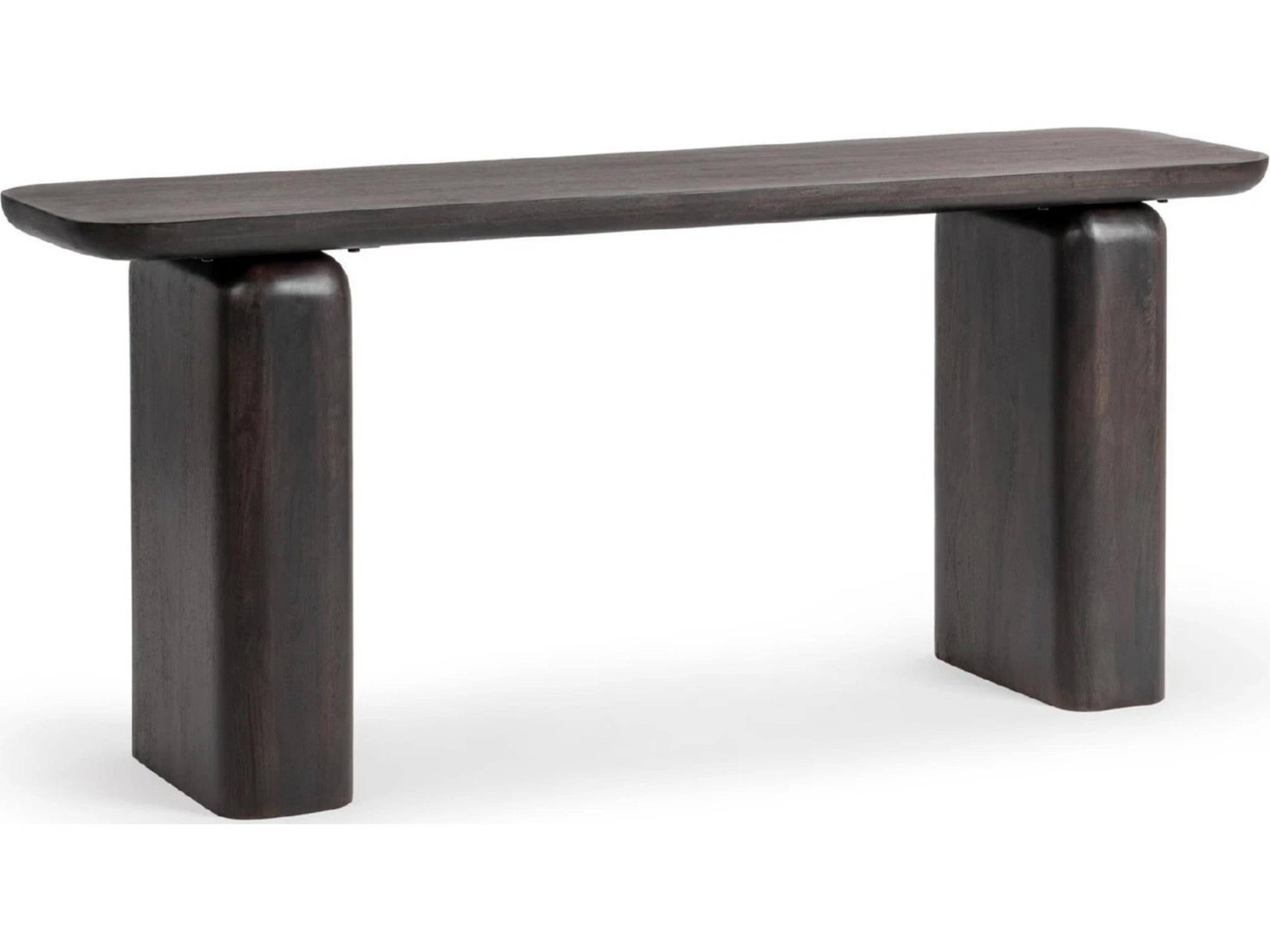 Chloe Rectangular Wood Console Table