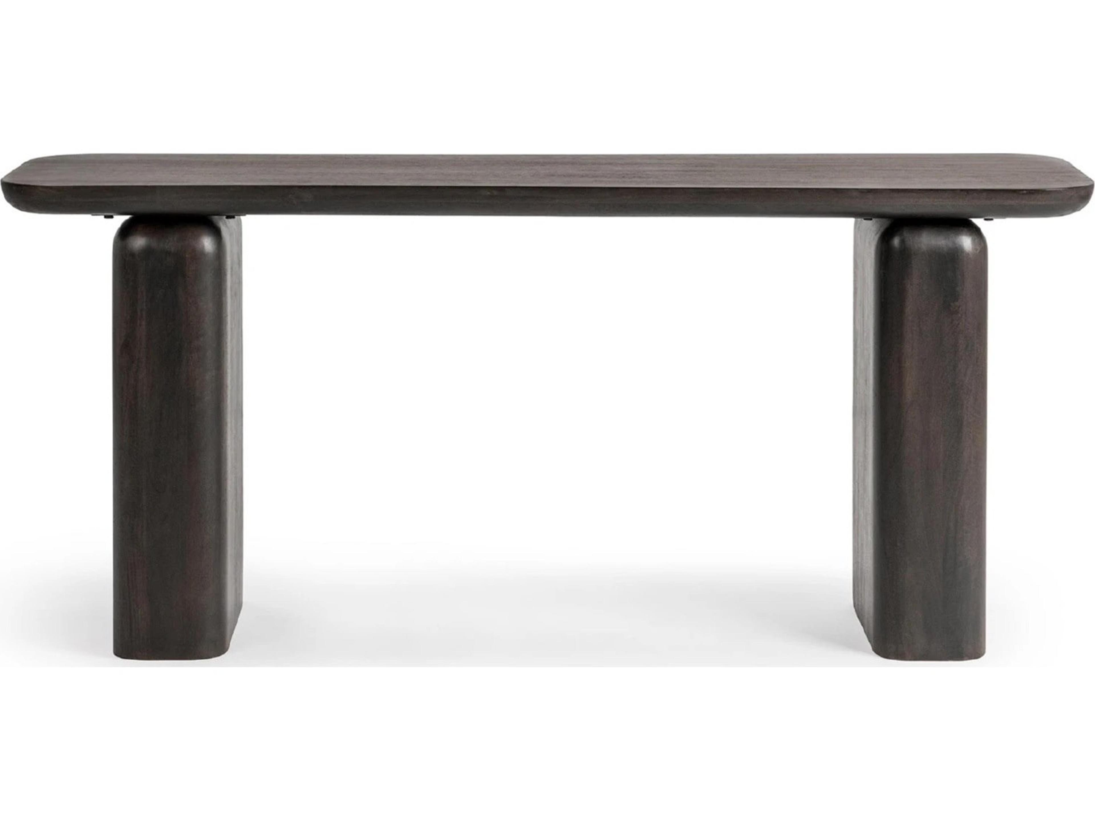 Classic Home Chloe Rectangular Wood Console Table