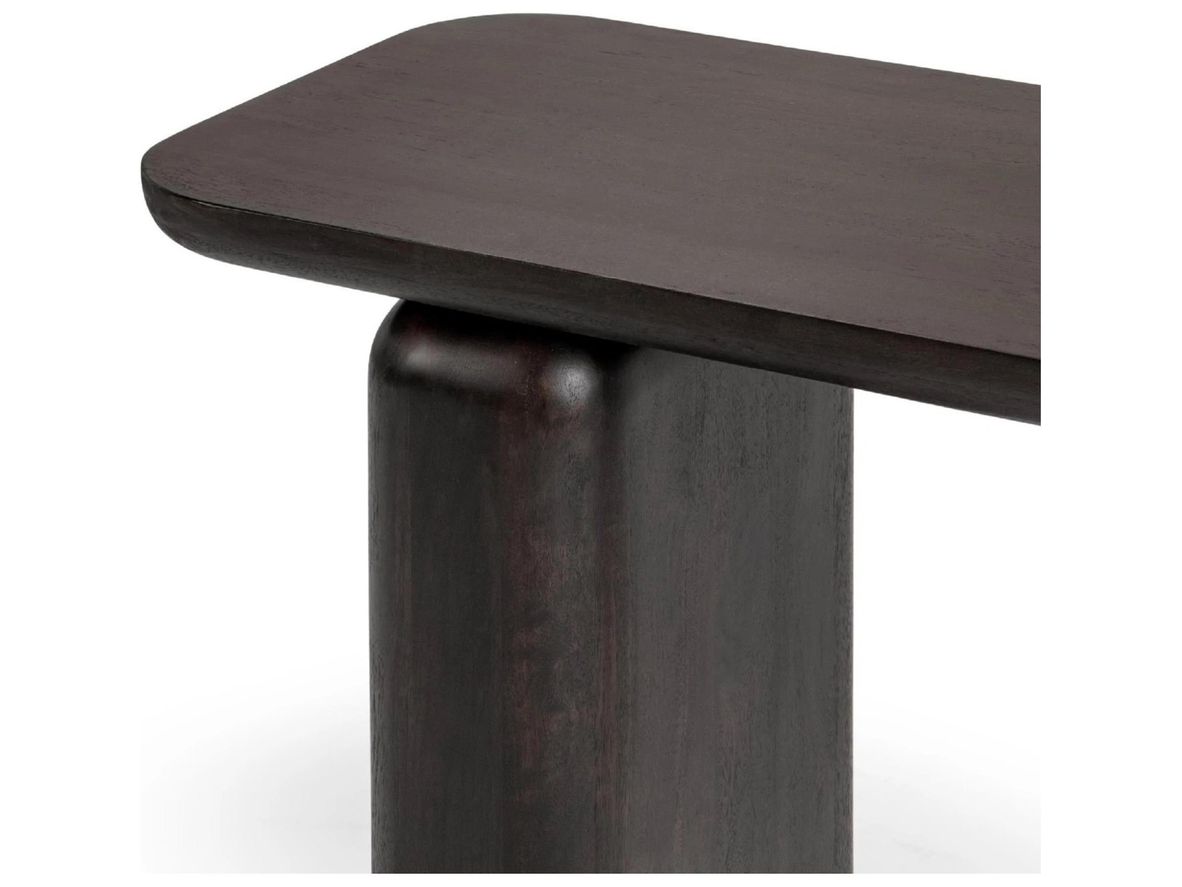 Classic Home Chloe Rectangular Wood Console Table