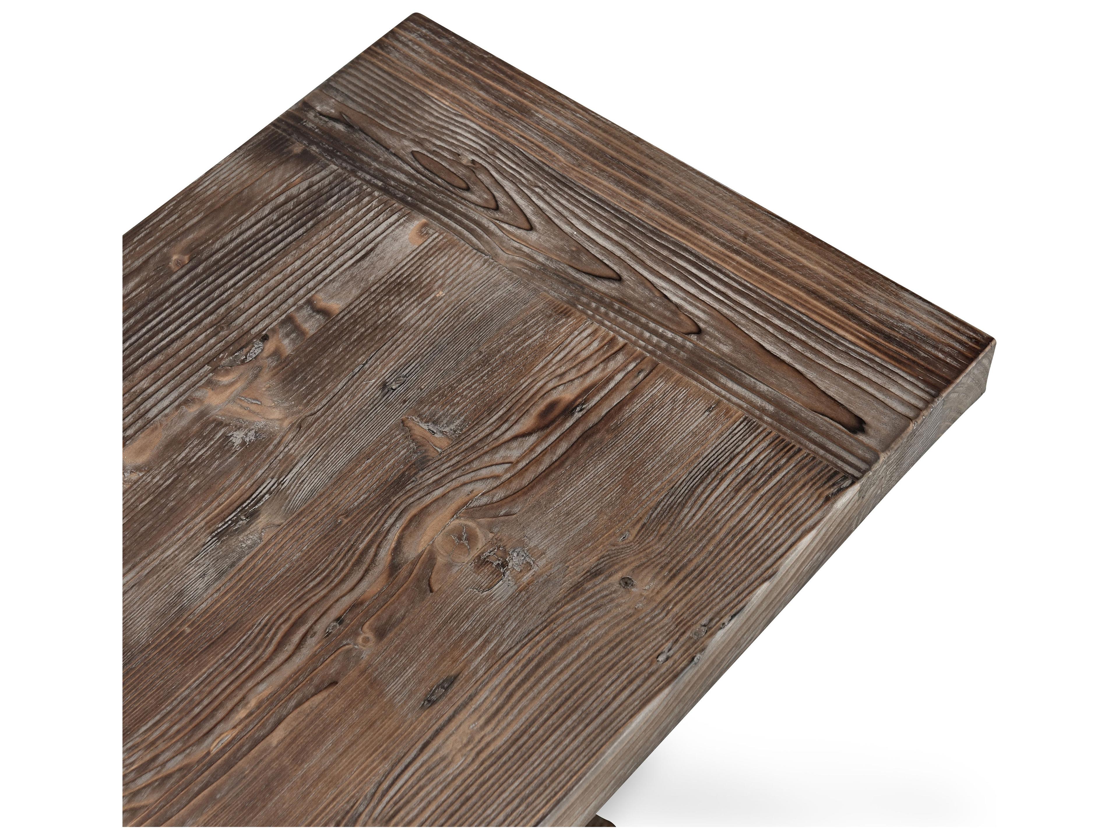 Classic Home Biltmore Rectangular Wood Rustic Brown Console Table