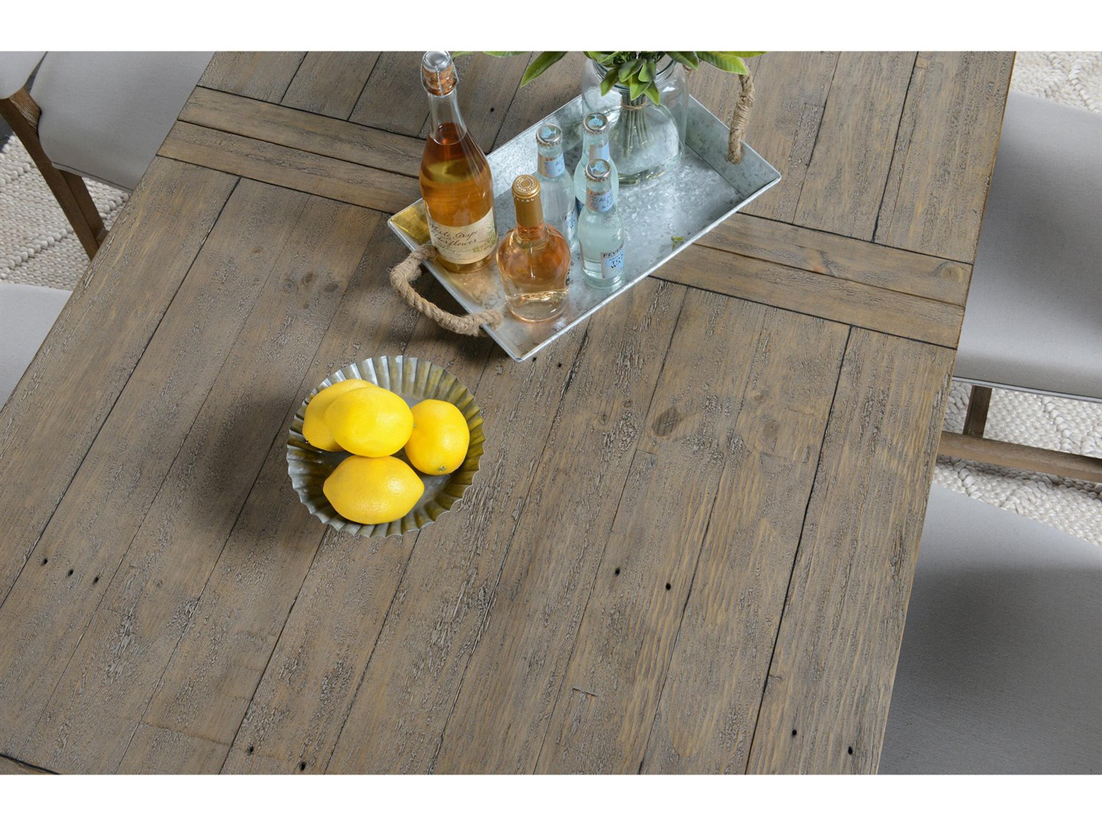 Classic Home Driftwood Rectangular Wood Dining Table