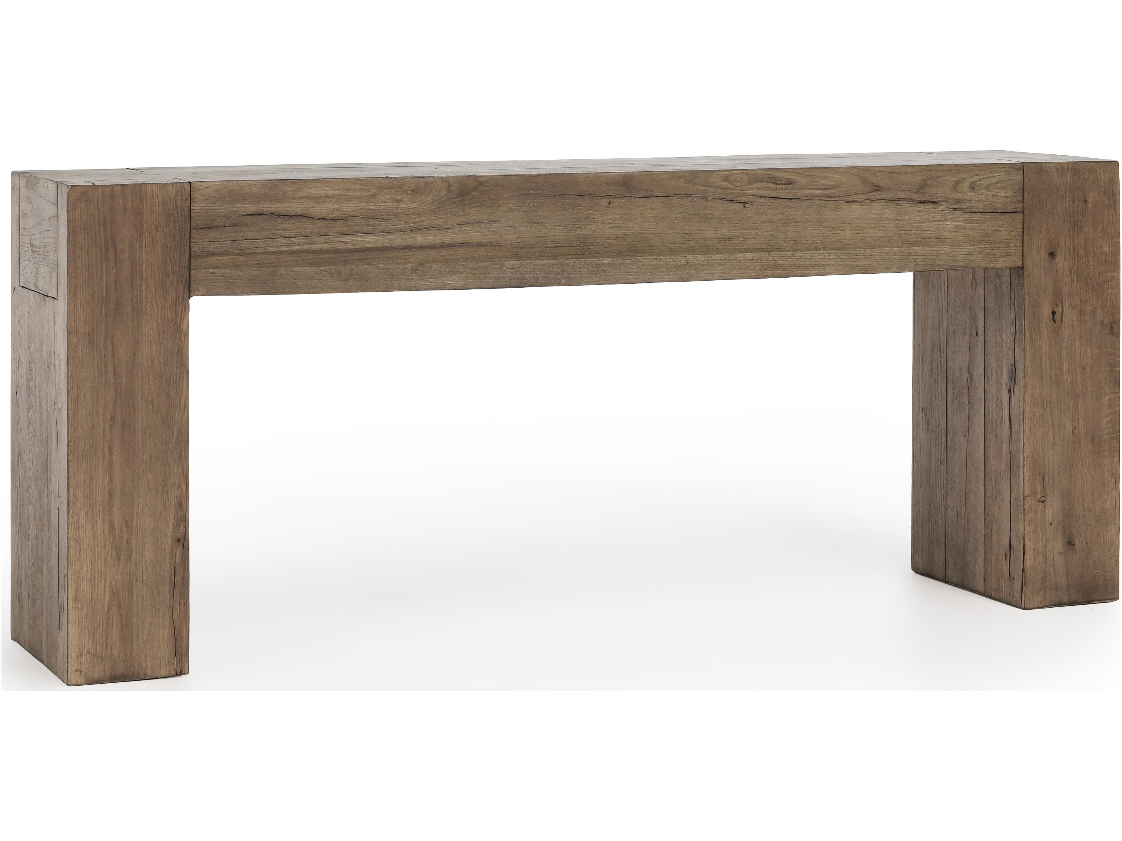 Bristol Rectangular Wood Brown Console Table