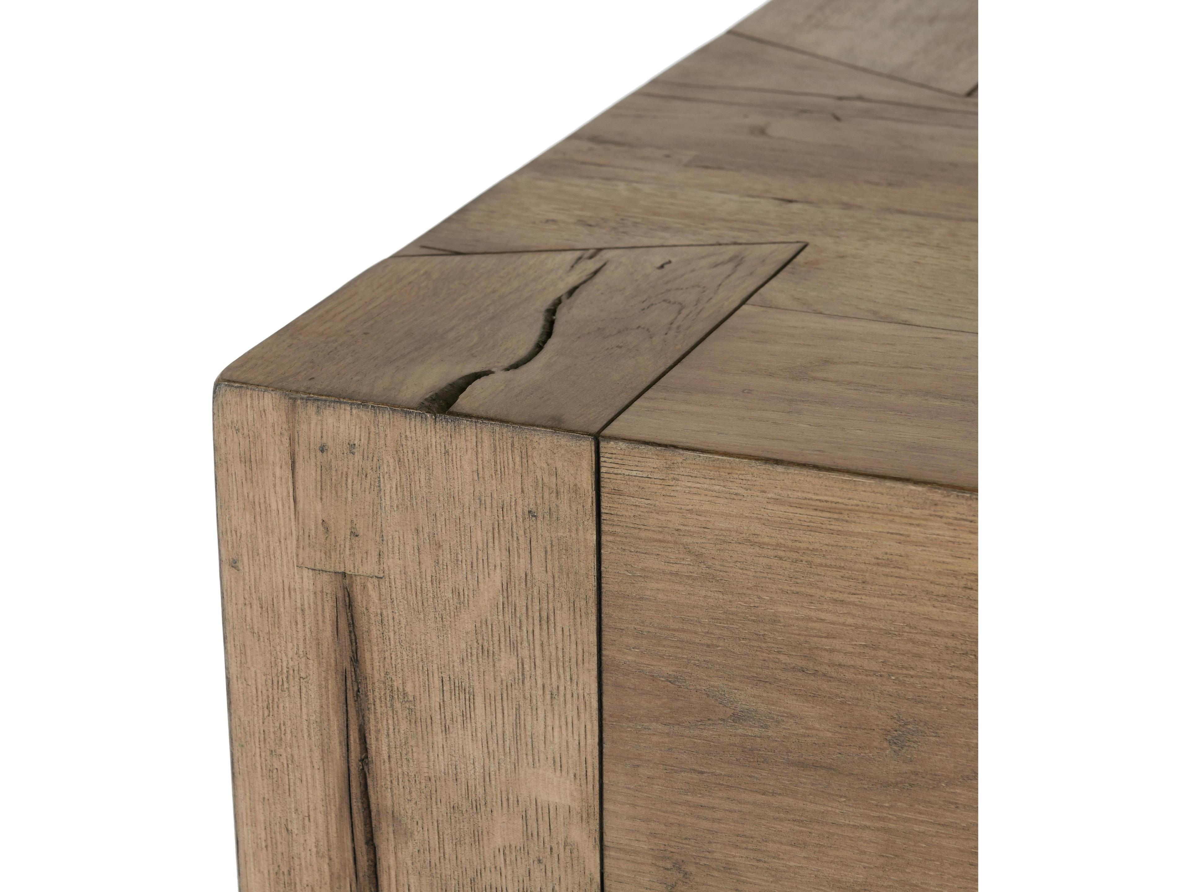 Classic Home Bristol Square Wood Brown End Table