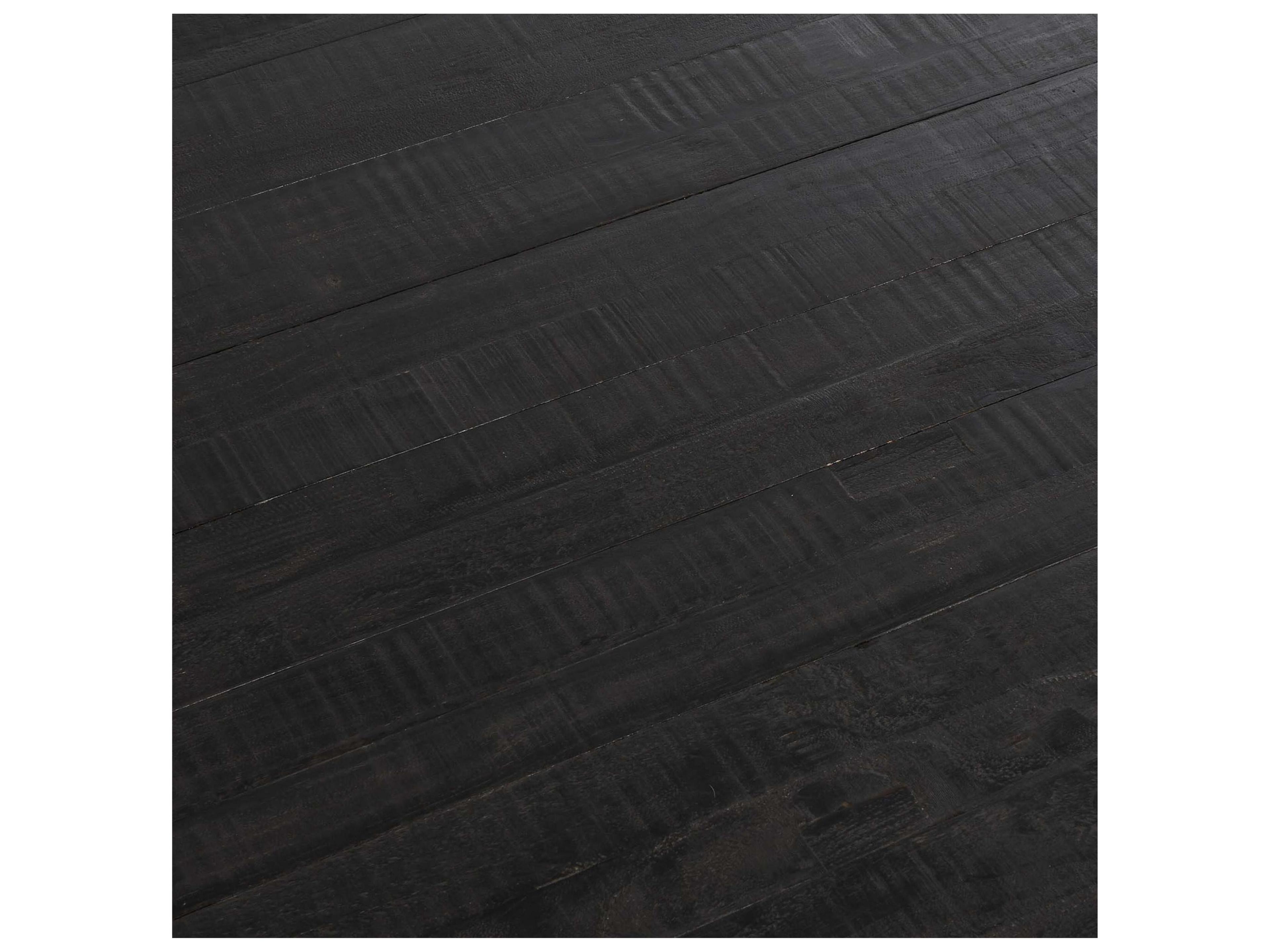 Classic Home Larson Rectangular Wood Black Dining Table