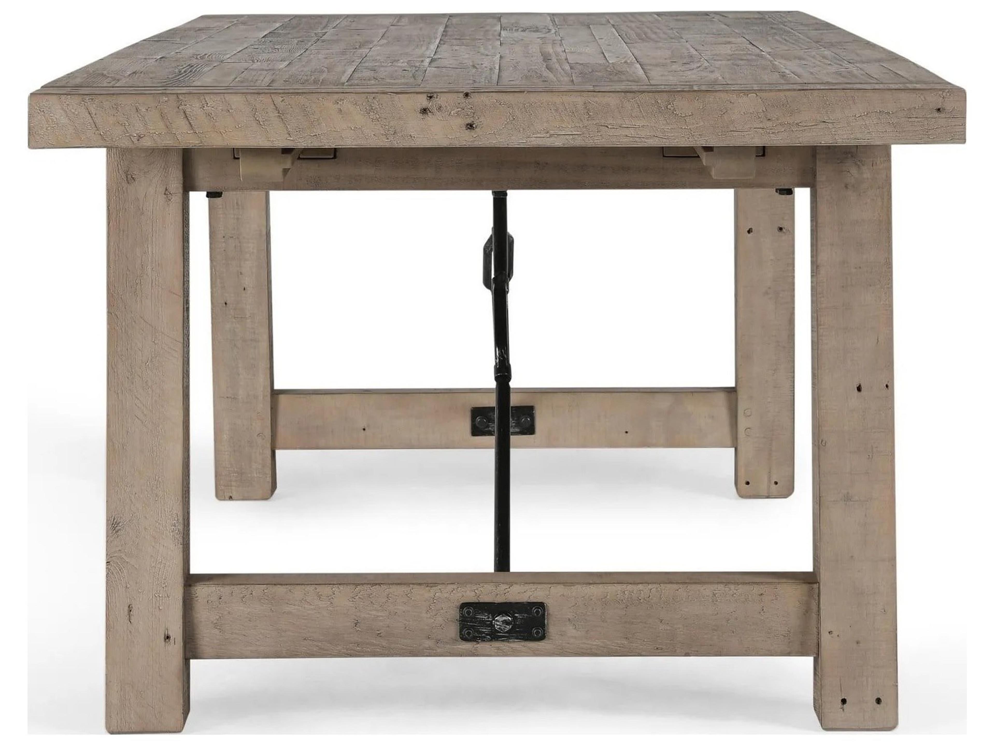 Classic Home Tuscany Rectangular Wood Beige Dining Table