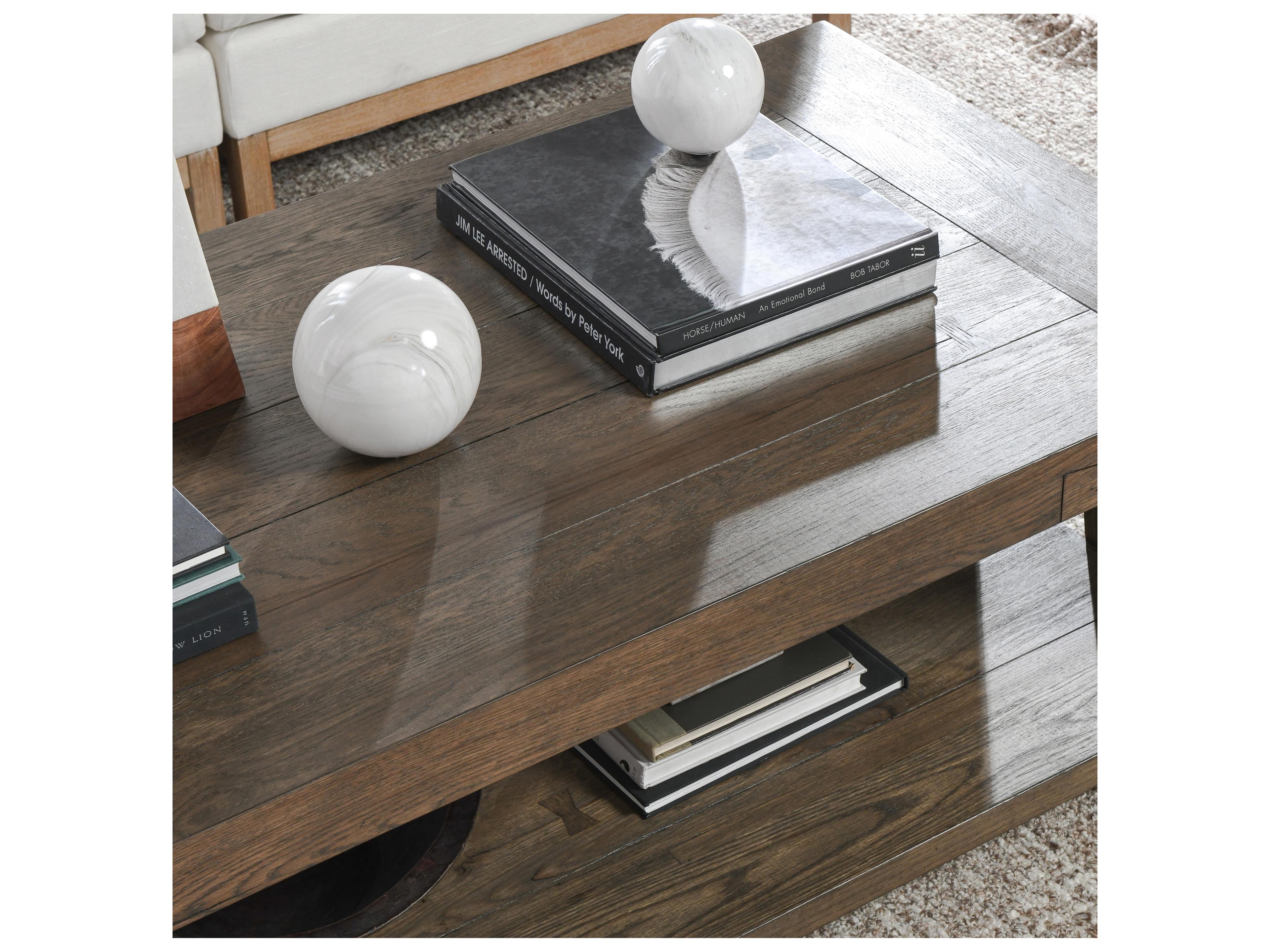 Classic Home Troy Rectangular Wood Brown Coffee Table