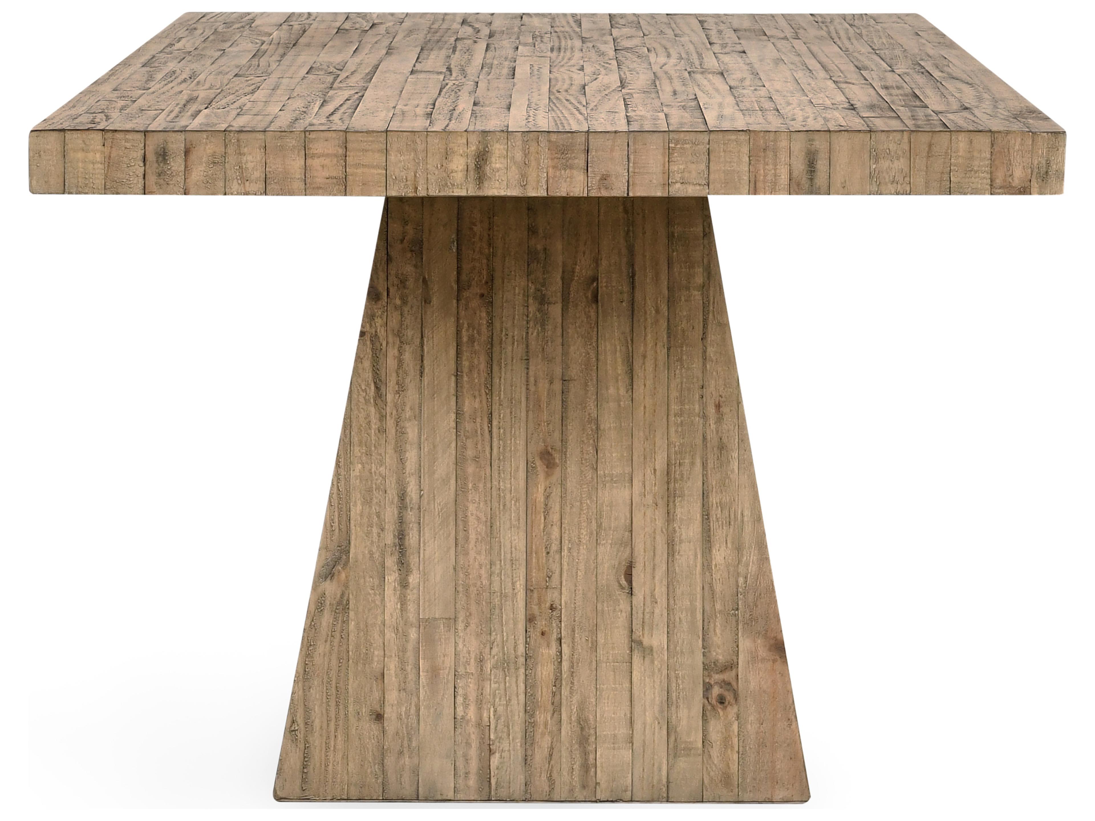 Classic Home Montana Rectangular Wood Natural Dining Table