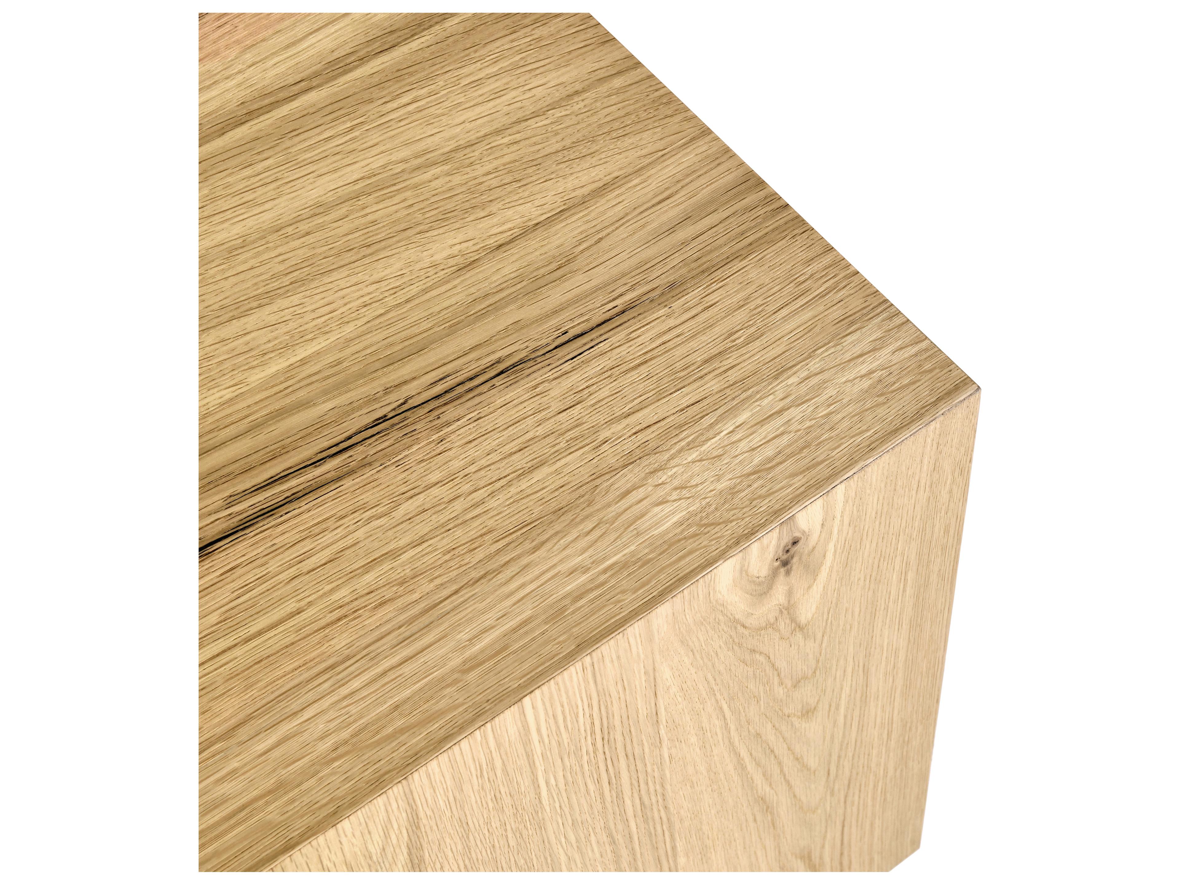 Classic Home Layne Square Wood Natural End Table