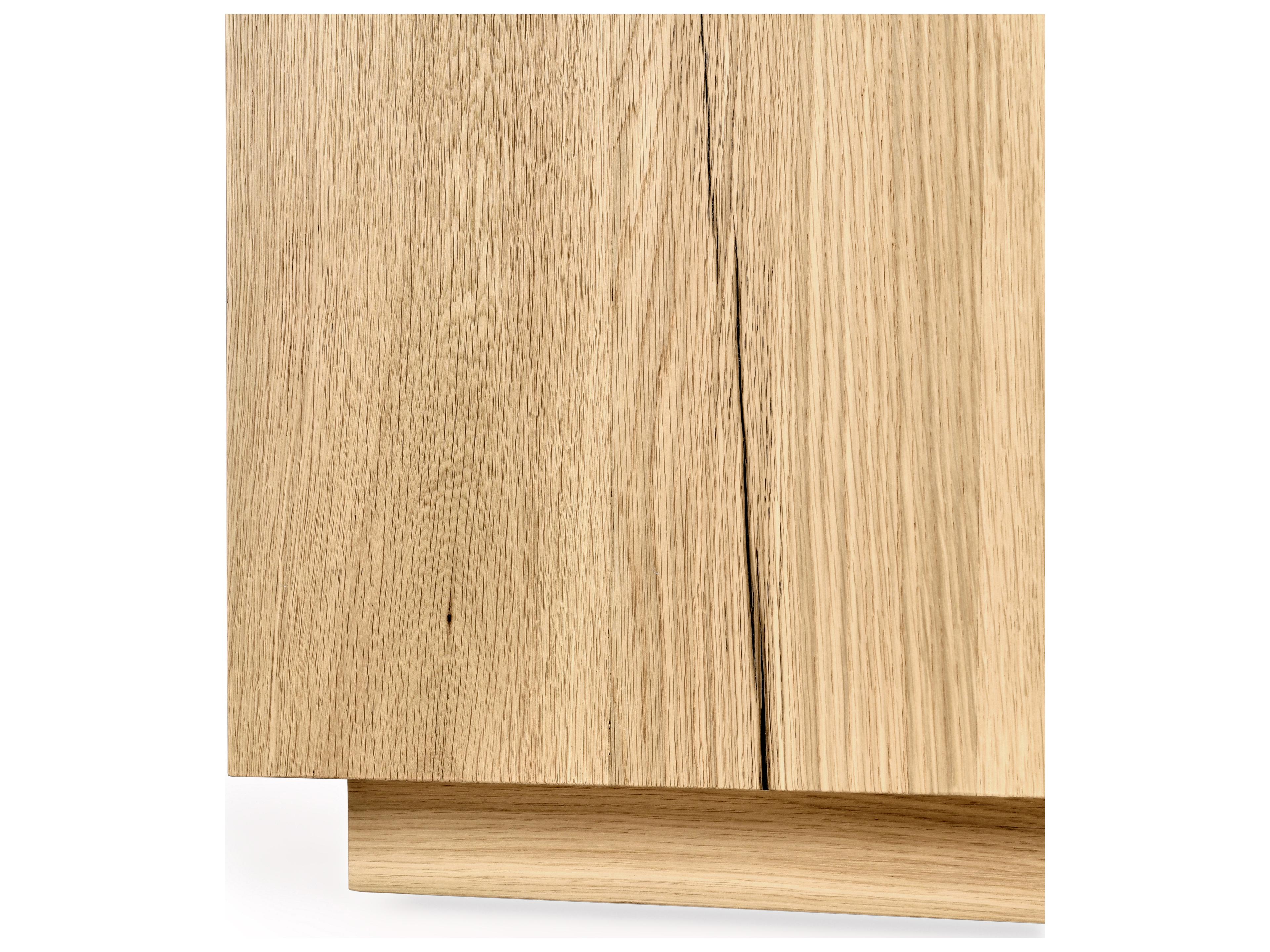 Classic Home Layne Square Wood Natural End Table