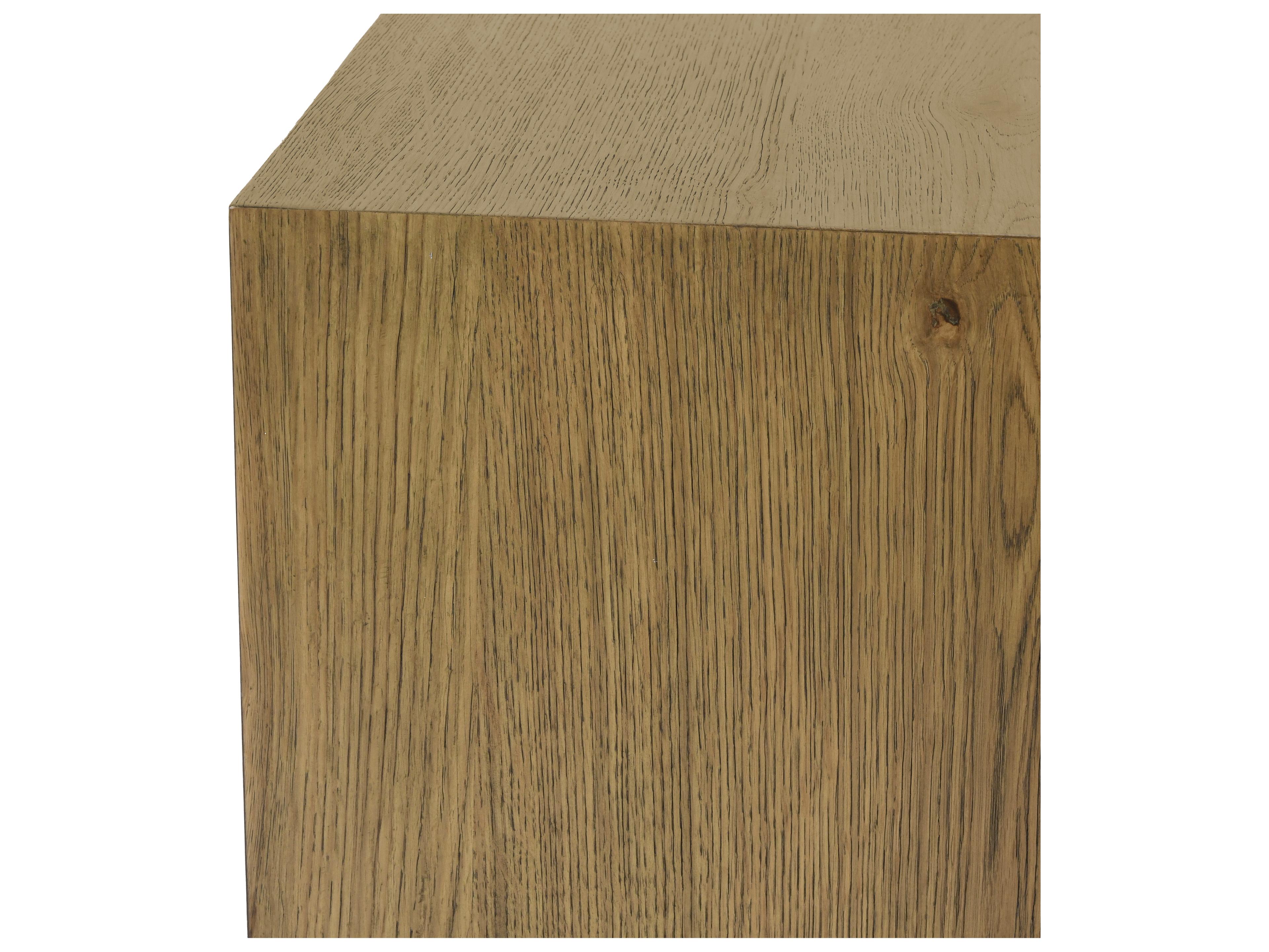 Classic Home Layne Rectangular Wood Light Brown Coffee Table