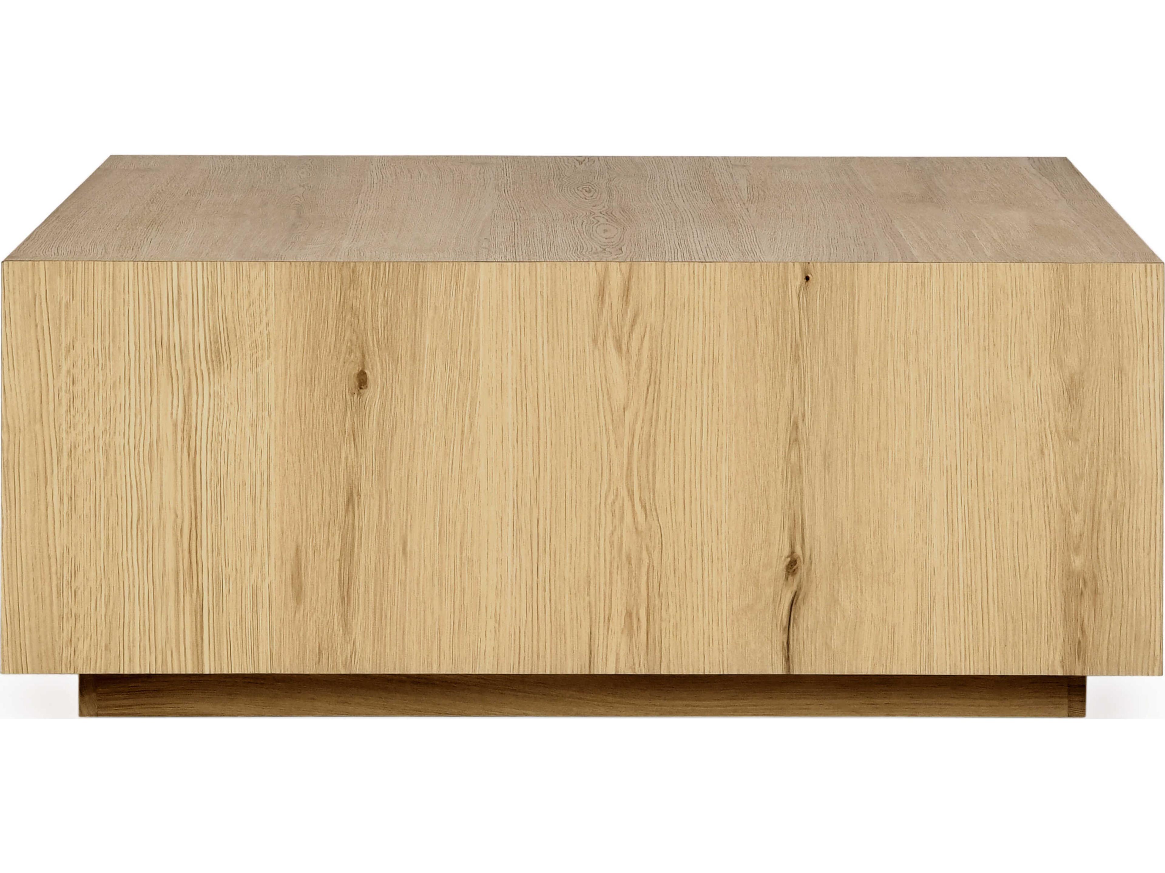 Classic Home Layne Rectangular Wood Natural Coffee Table