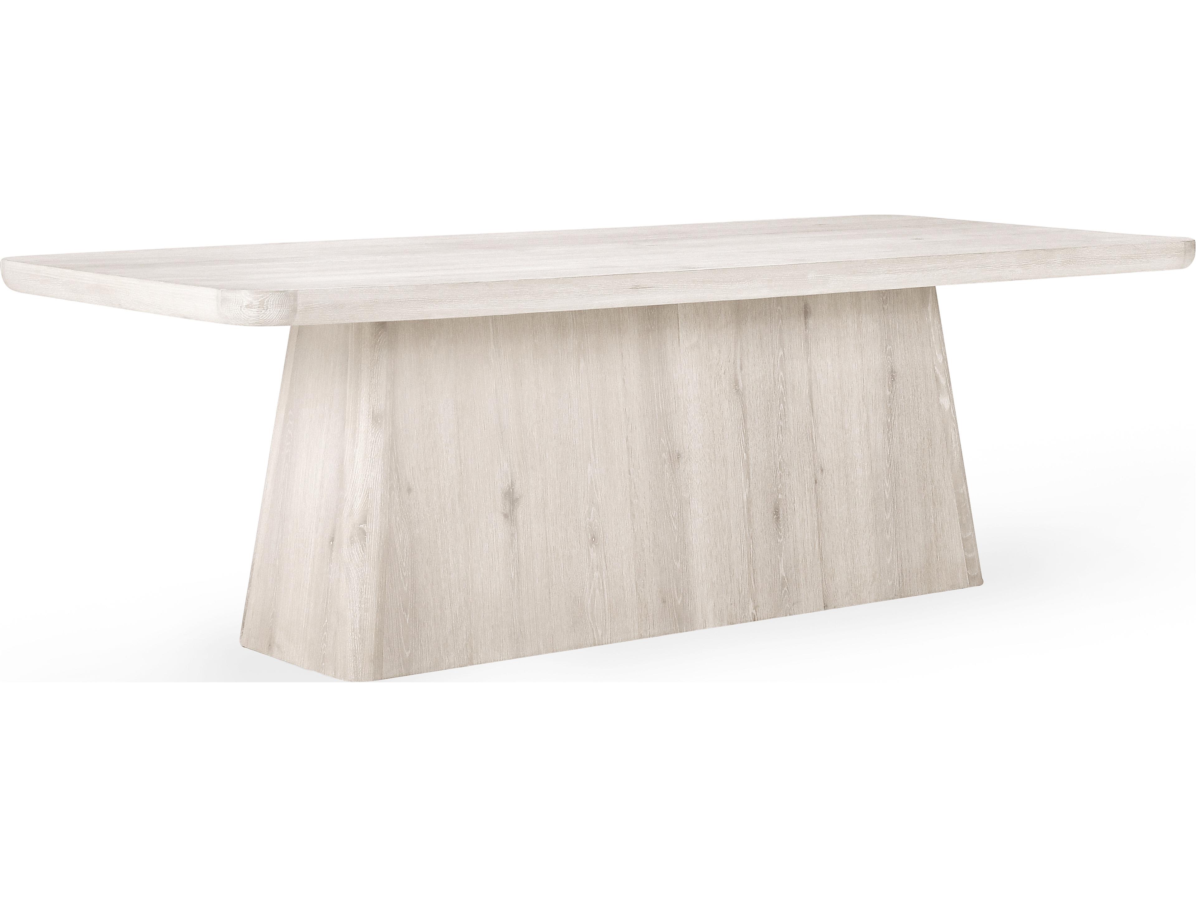 Orlando Rectangular Wood White Dining Table