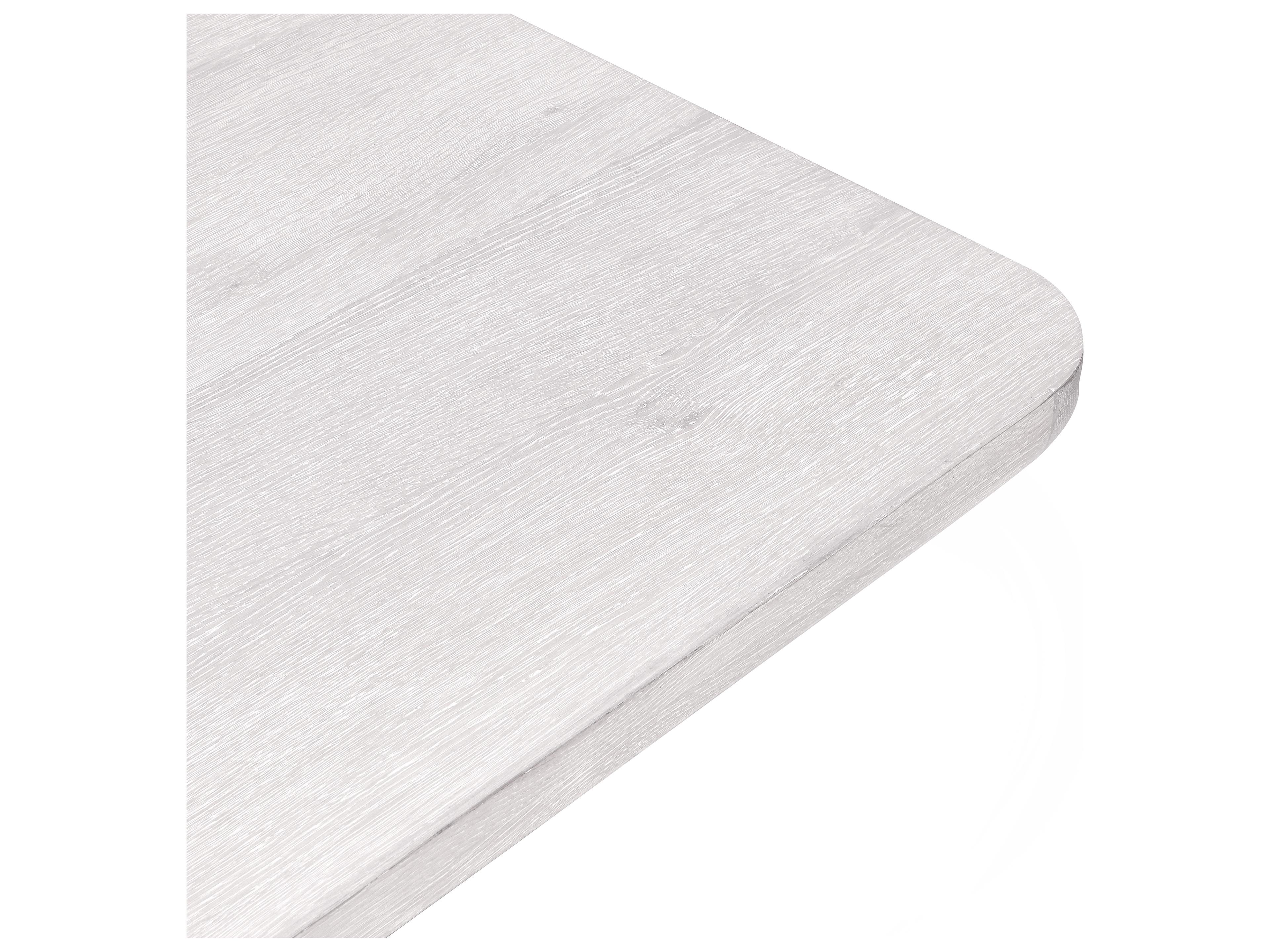 Classic Home Orlando Rectangular Wood Whitewash Dining Table