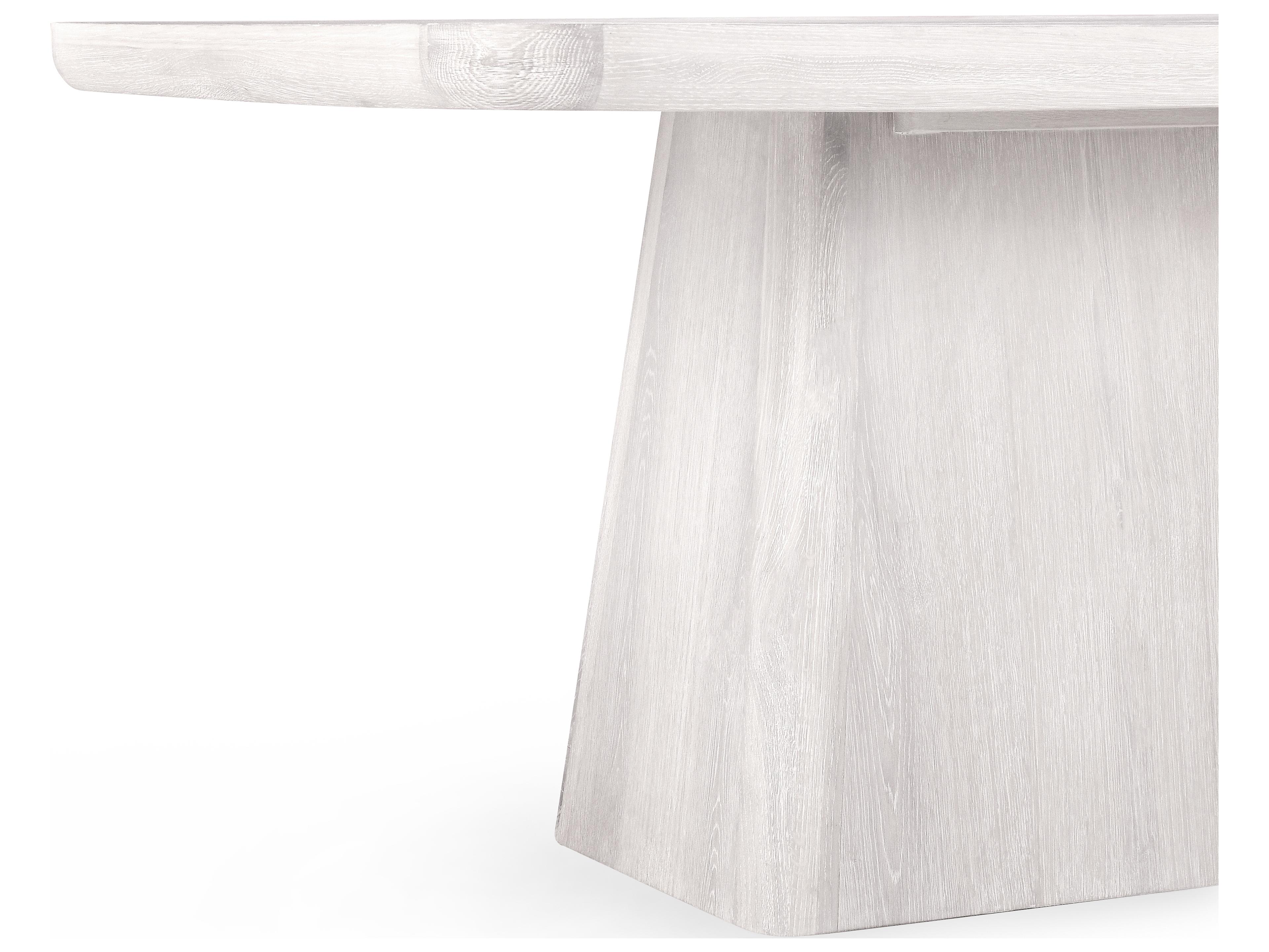 Classic Home Orlando Rectangular Wood Whitewash Dining Table