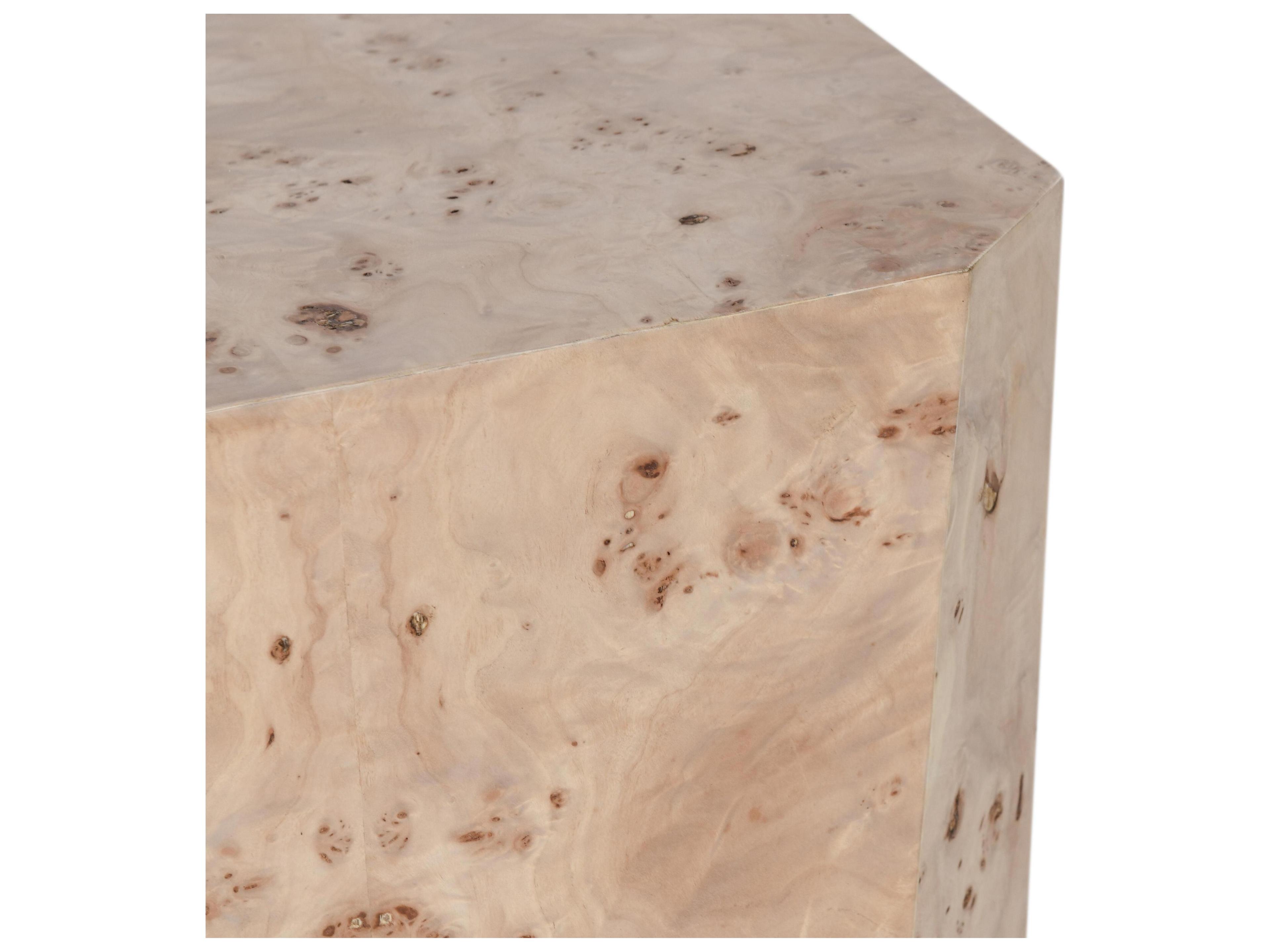 Classic Home Avena Wood Natural End Table