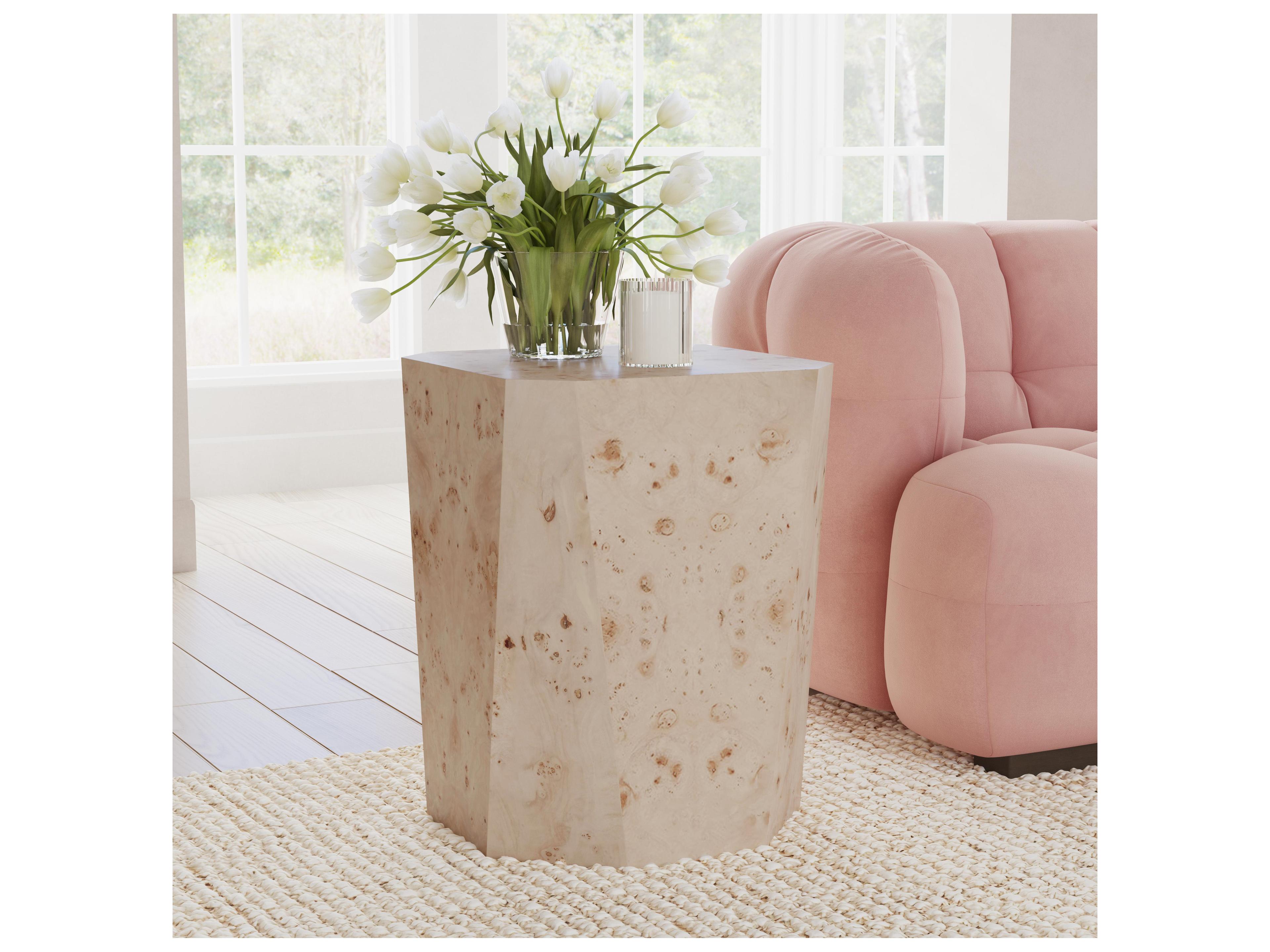 Classic Home Avena Wood Natural End Table