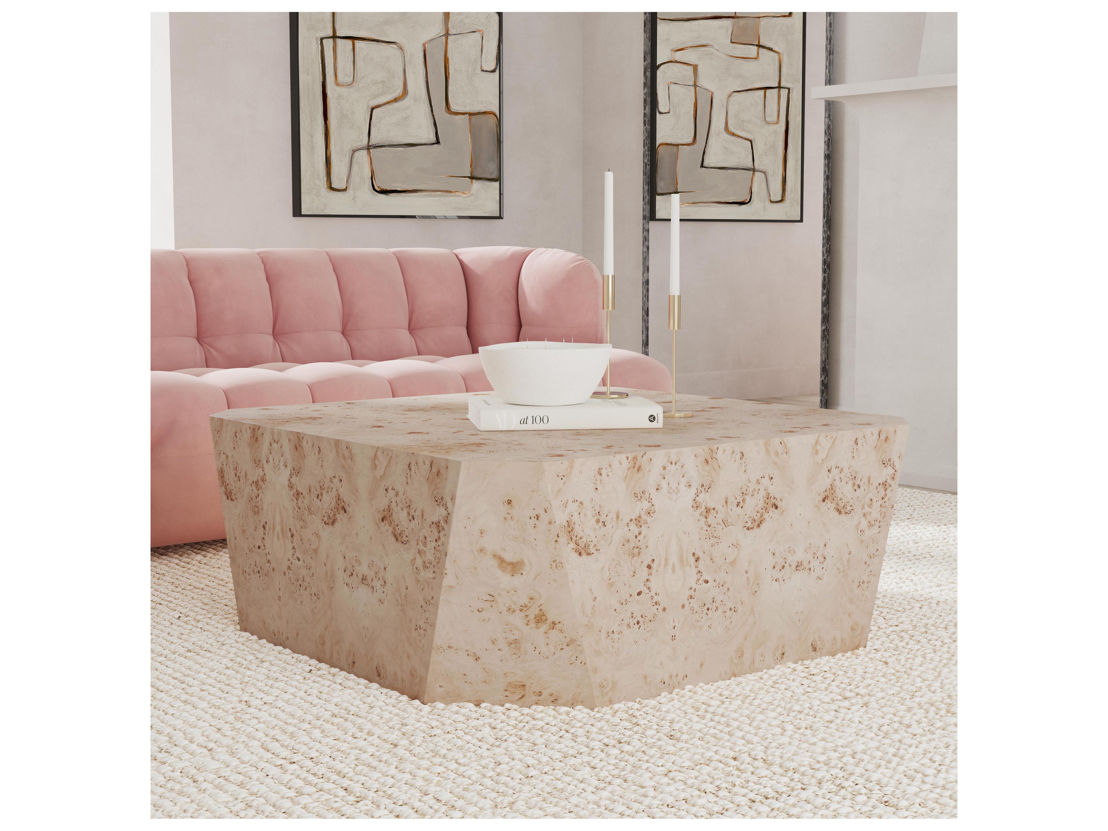 Classic Home Avena Wood Natural Coffee Table