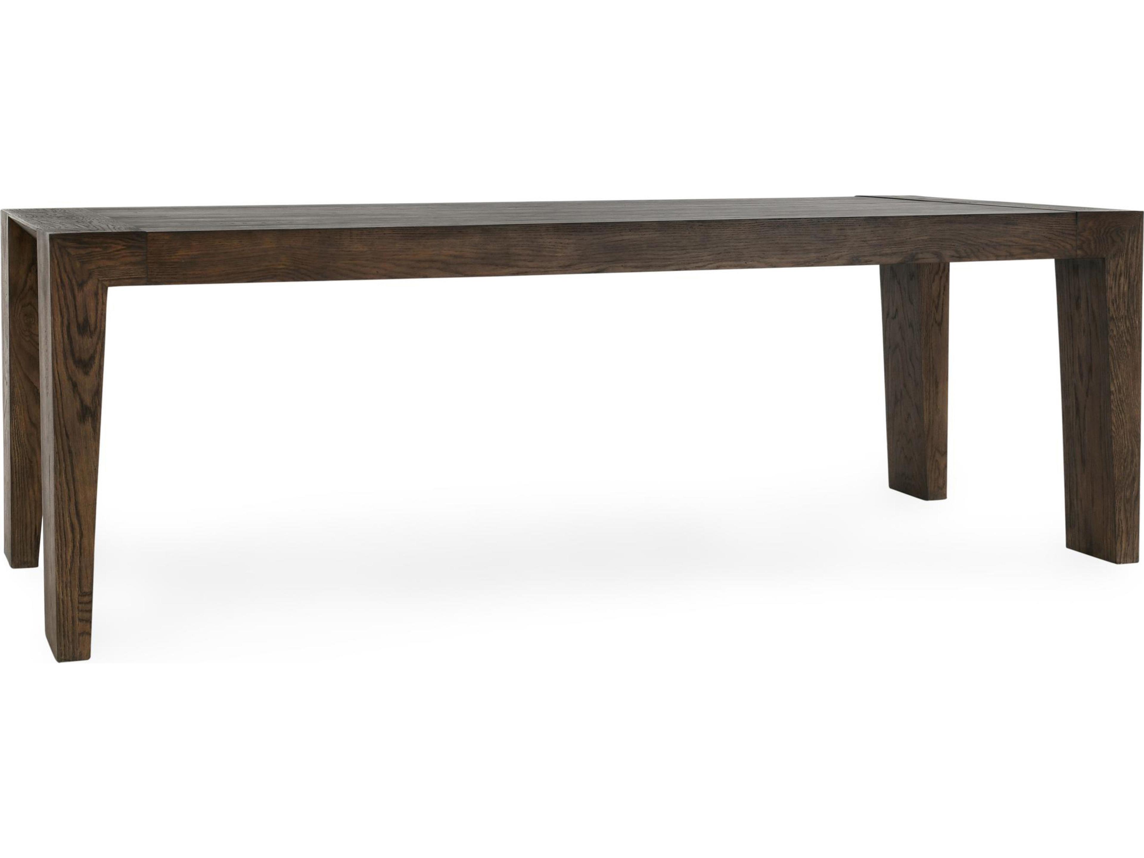 Troy Rectangular Wood Brown Dining Table