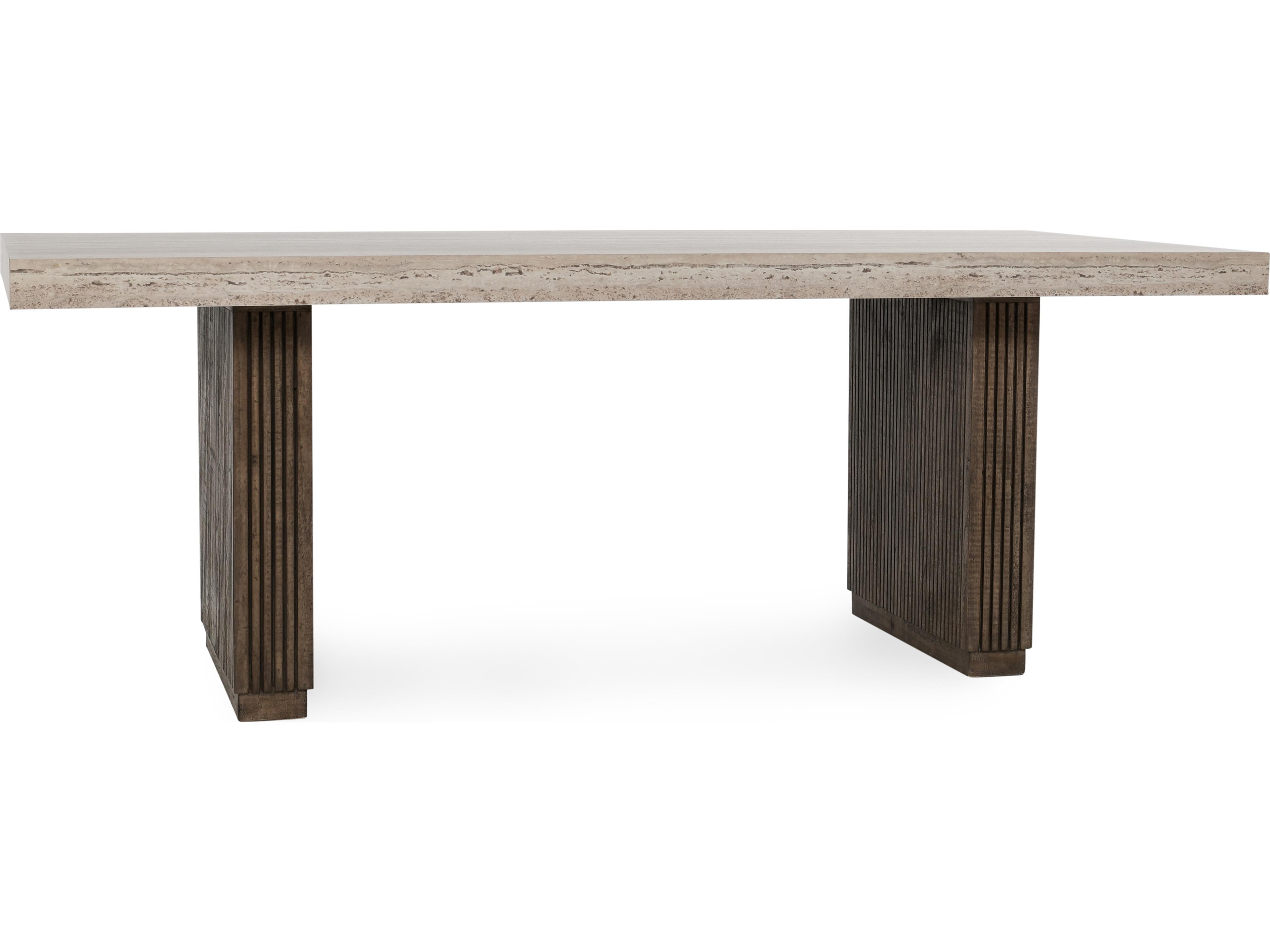 Ollie Rectangular Wood Brown Dining Table